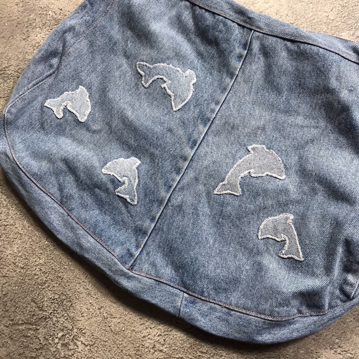 Vintage Vintage Levi's Y2K Upcycled Denim Shoulder Bag Streetwear OS Size ONE SIZE - 5 Thumbnail