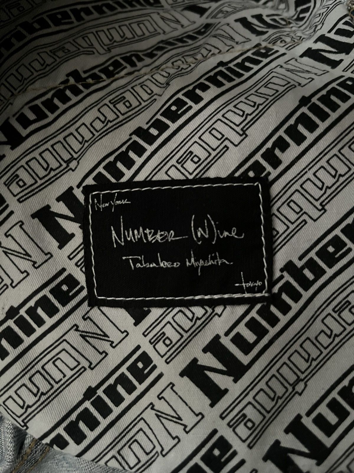 Number (N)ine Number (N)ine SS06 ‘Welcome to the Shadow’ Paint Denim Size US 32 / EU 48 - 6 Thumbnail