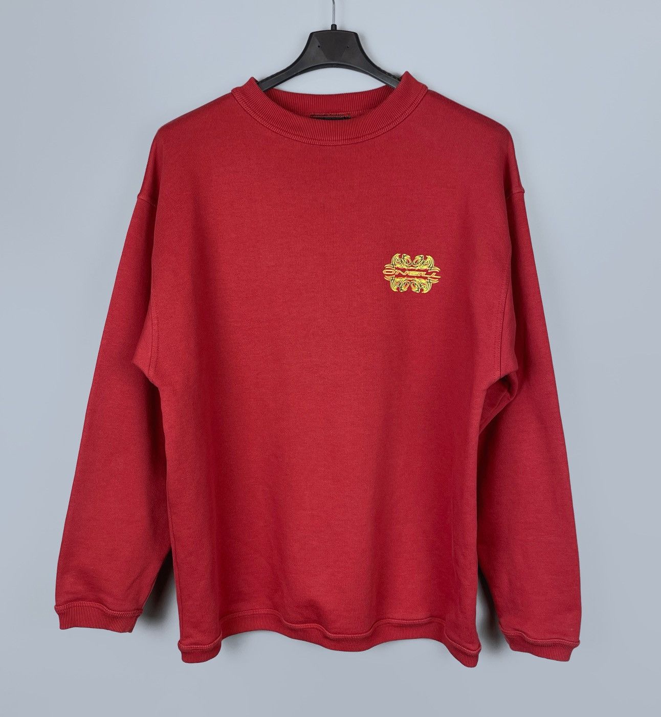O'Neill Vintage O'NEILL Tribal Big Logo Red Oversized Sweatshirt Size US M / EU 48-50 / 2 - 2 Thumbnail