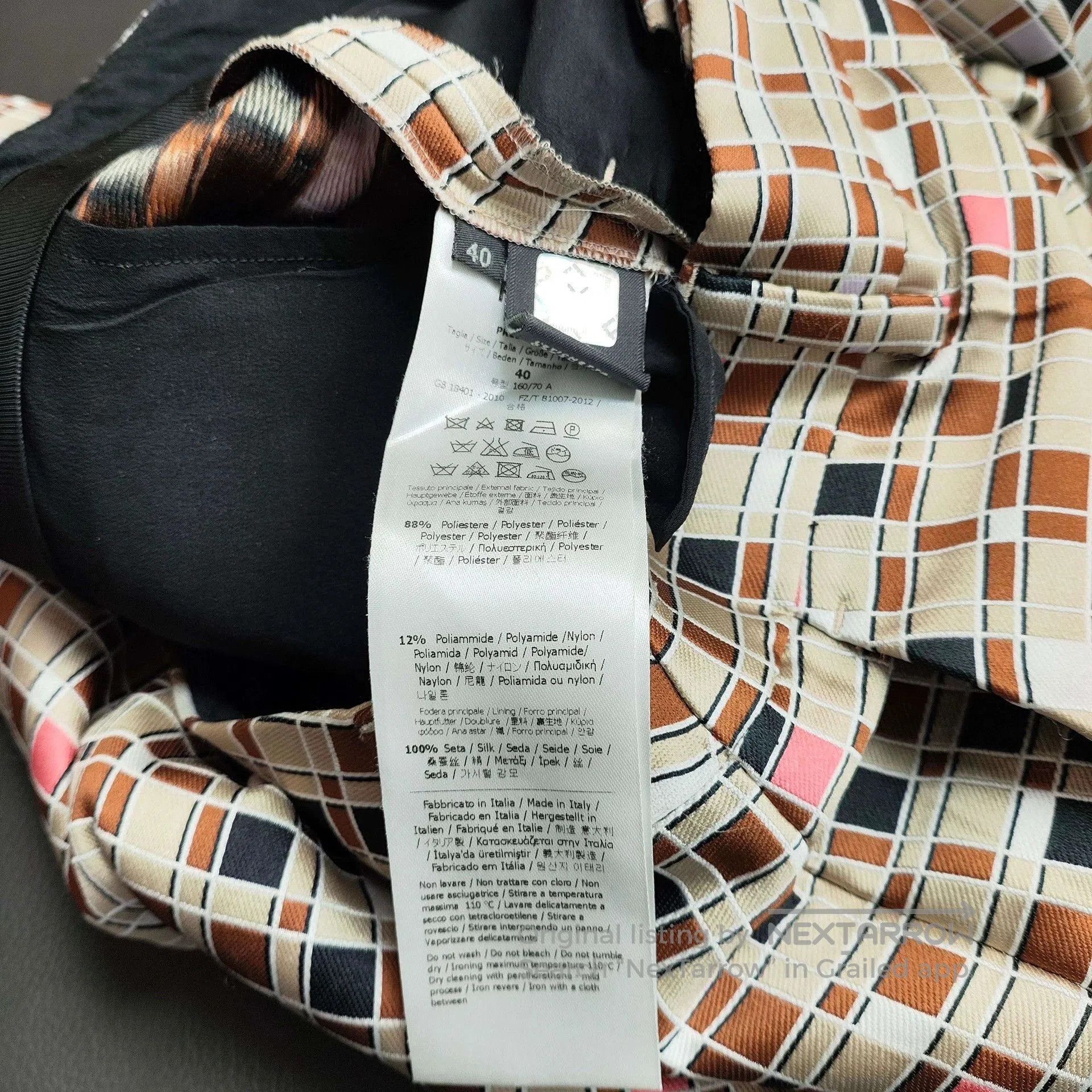 Fendi fendi check patterned long pants size 40. Size US 40 / EU 56 - 7 Thumbnail
