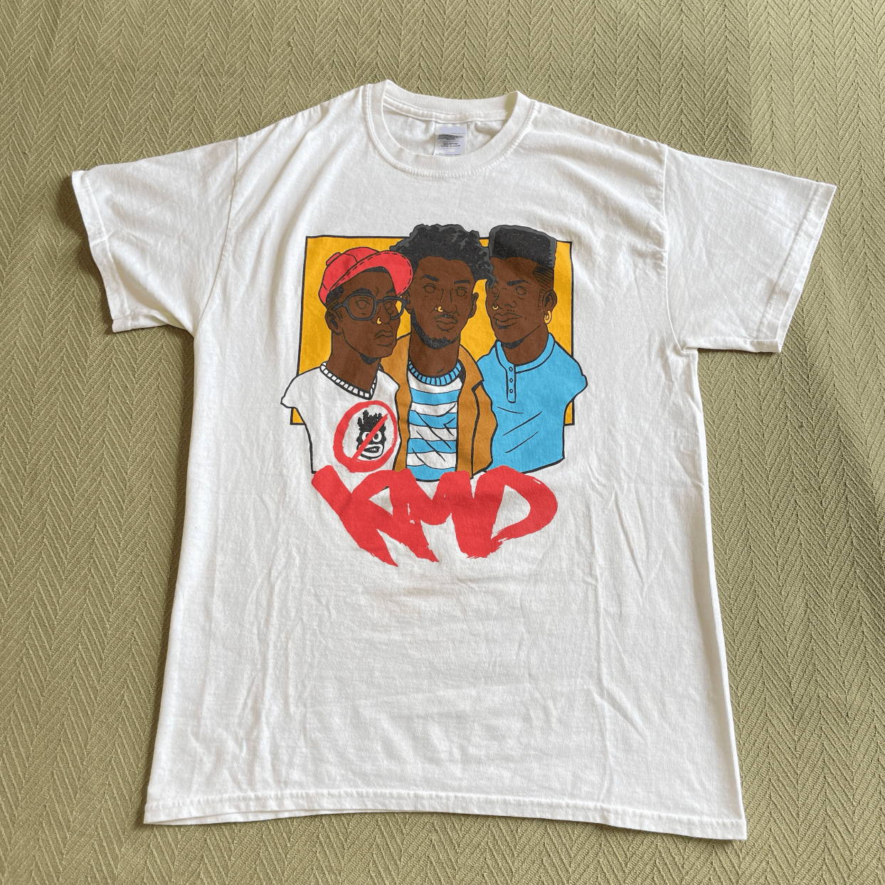 image of Kmd Mf Doom T-Shirt in White, Men's (Size Medium)