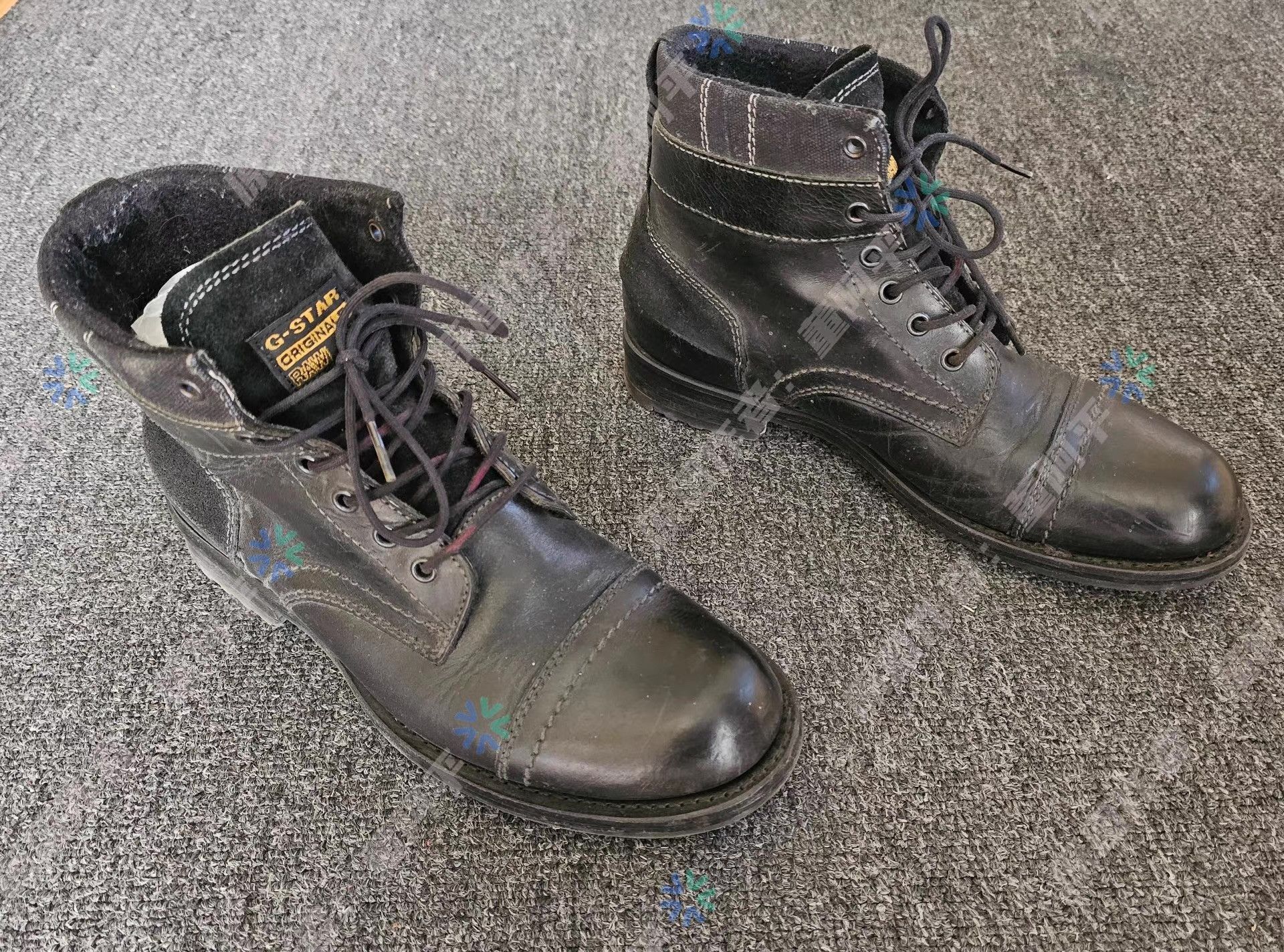 G-Star G-STAR RAW Men's Leather Boots, Q4 Size US 7 / EU 40 - 3 Thumbnail