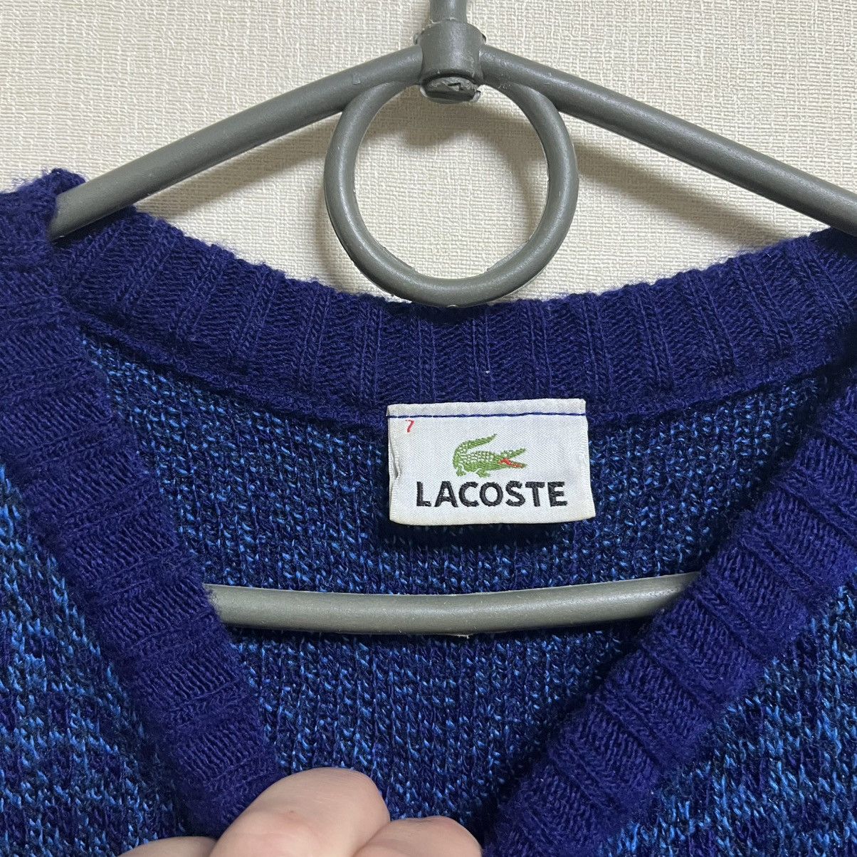 Lacoste Vintage Lacoste Sweater Wool Knit Baggy 90s Size US L / EU 52-54 / 3 - 8 Thumbnail