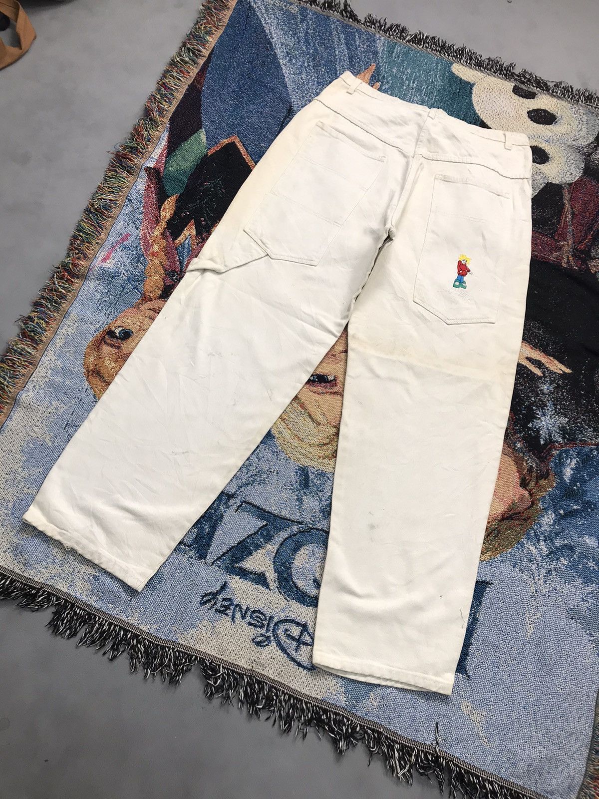 Vintage Vintage hip hop big pocket embroidered baggy denim Size US 36 / EU 52 - 11 Thumbnail