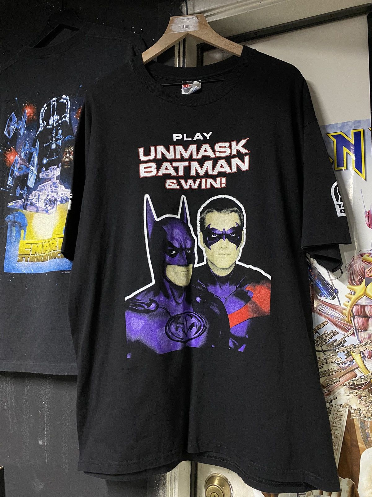 DC Comics × Vintage 90’s Vintage Batman & Robin Movie Promo Tee Shirt XLarge Size US XL / EU 56 / 4 - 1 Thumbnail