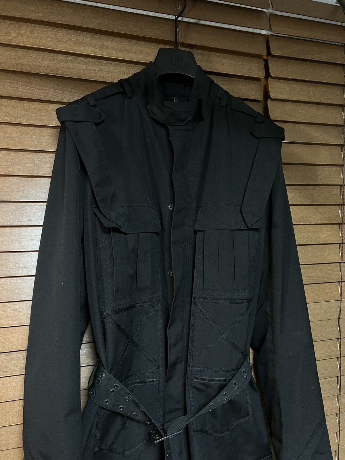 52]Dior homme 03aw luster military napoleon parka