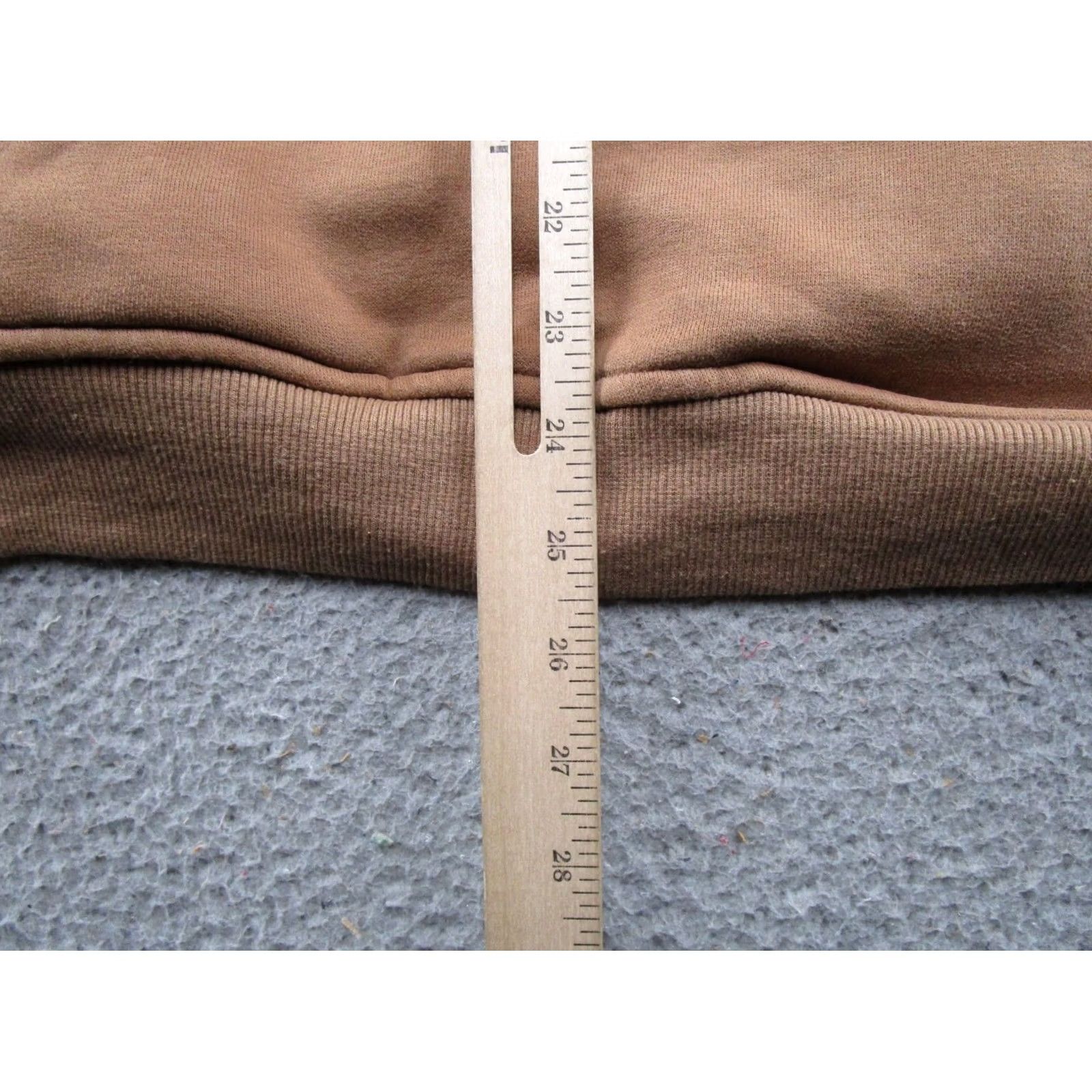 Vintage Anrabess Women's Sweatshirt Pullover 1/4 Zip Brown Pocket Zip Closure Size M Bar Ladies Autumn Winter Spring Activewear Mens Women Girls Boys Size M / US 6-8 / IT 42-44 - 7 Thumbnail