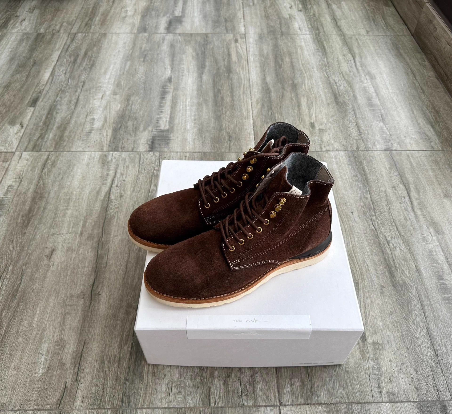 Visvim VISVIM 18AW SPOT VIRGIL BOOTS FOLK Suede Cash US10 Worn Once Size US 10 / EU 43 - 2 Thumbnail