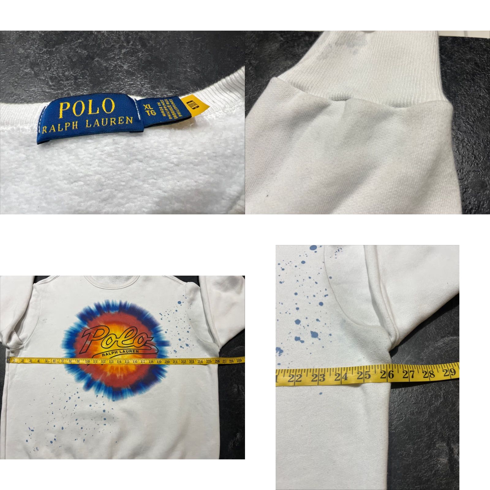 Polo Ralph Lauren POLO RALPH LAUREN Sweater Pullover Men’s XL White - Casual Wear, Pre-Owned Size US XL / EU 56 / 4 - 8 Thumbnail