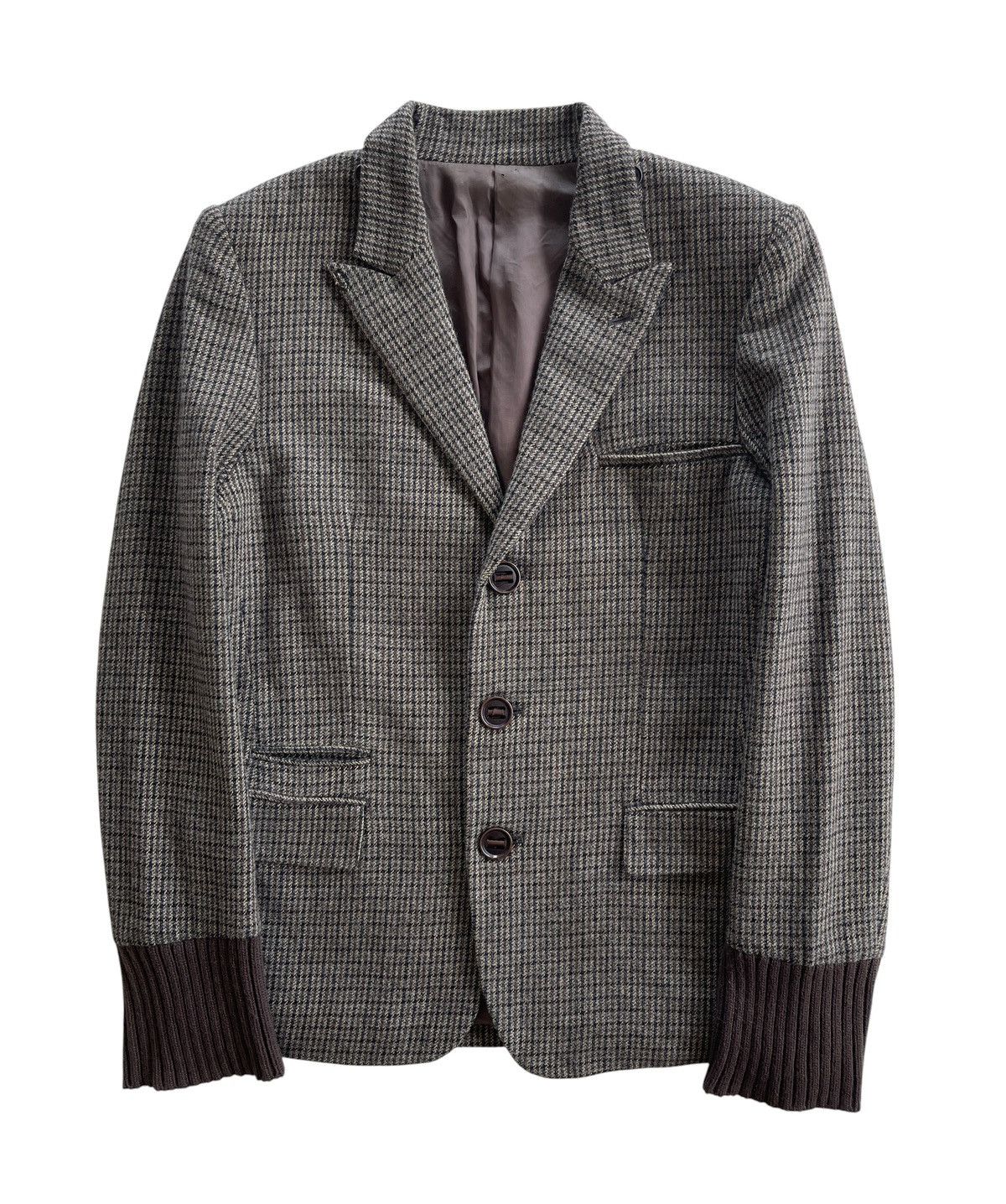 Undercover AW2011 Undercoverism Houndstooth Hooded Coat Size US S / EU 44-46 / 1 - 3 Thumbnail