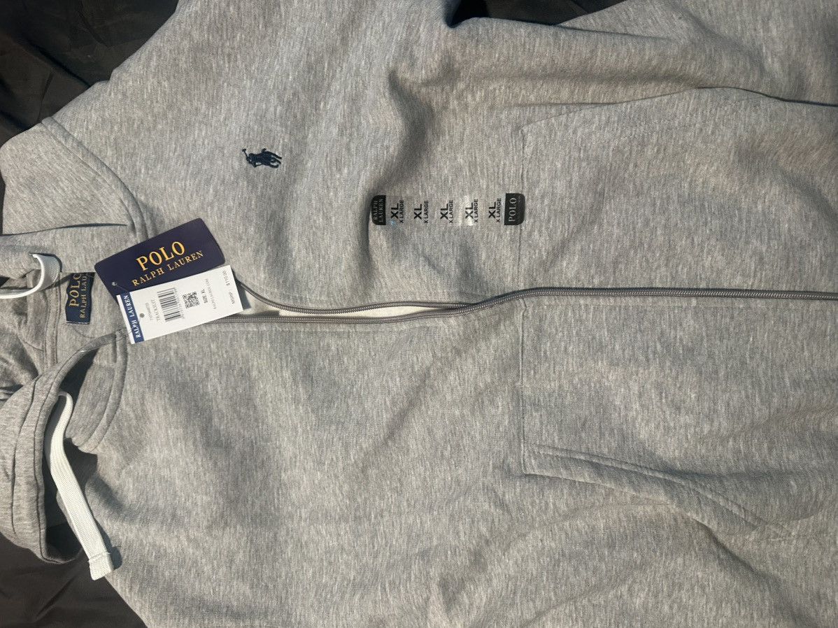 Polo sweat suit top and hotel never warm