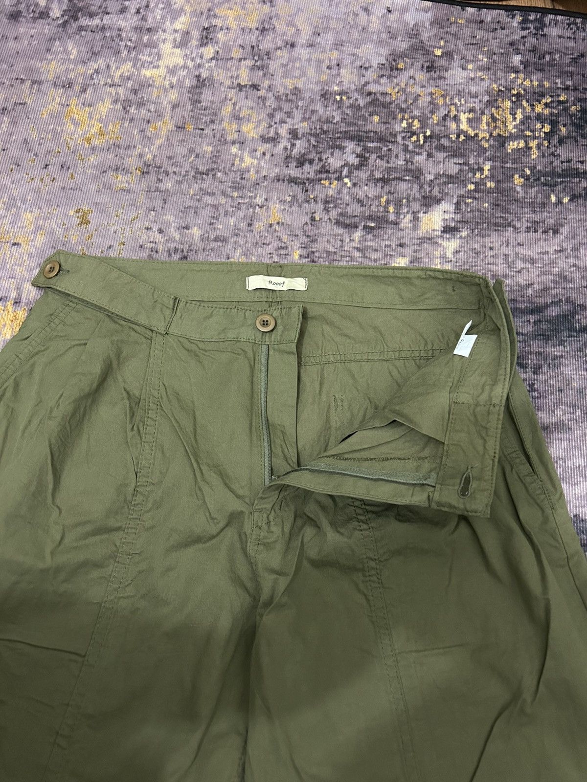 Japanese Brand Rooof Baggy Wide Leg Pants Size US 31 - 9 Thumbnail