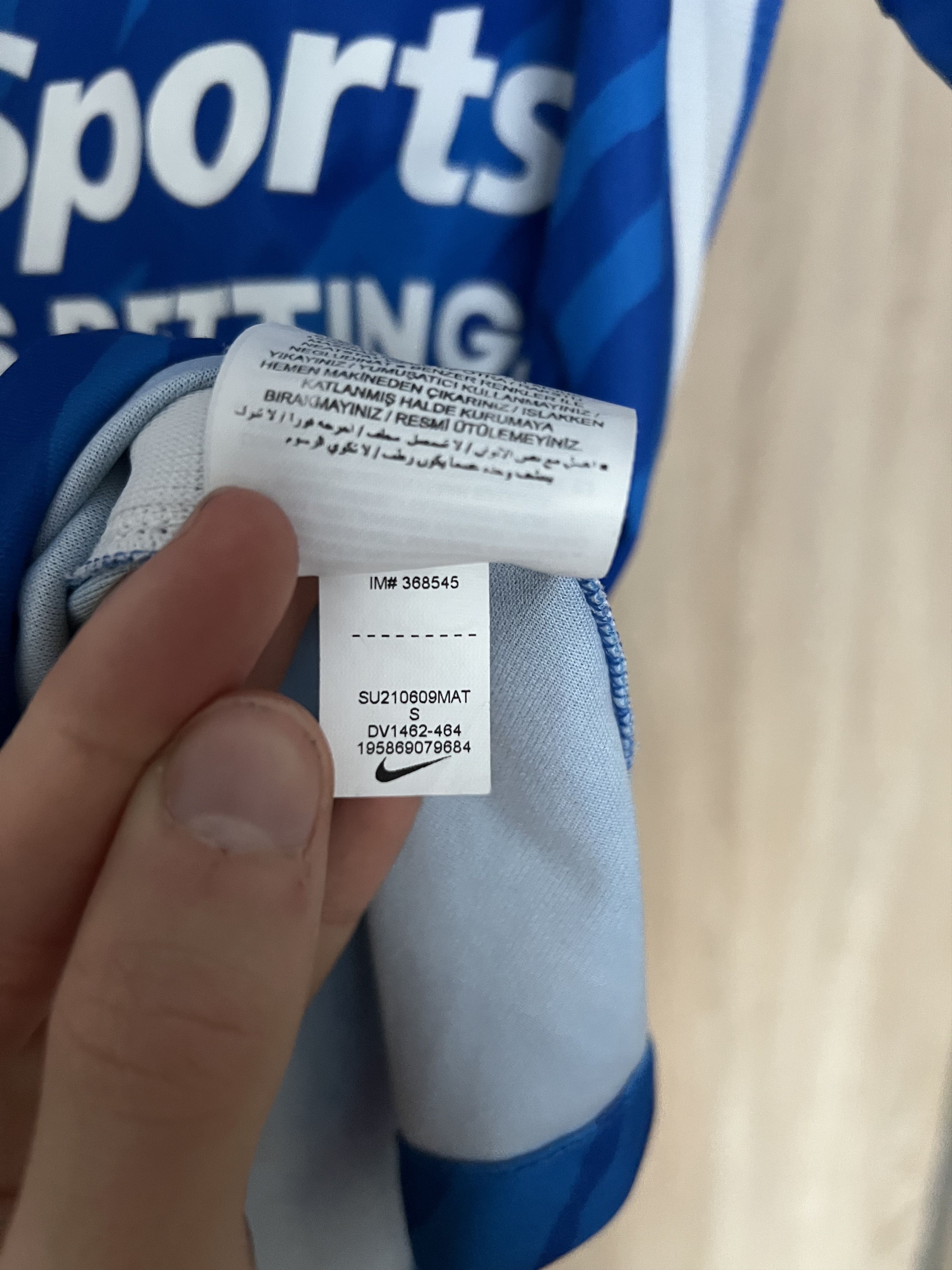 Nike Nike Birmingham City 2021 2022 Home Jersey Soccer Size US S / EU 44-46 / 1 - 3 Thumbnail