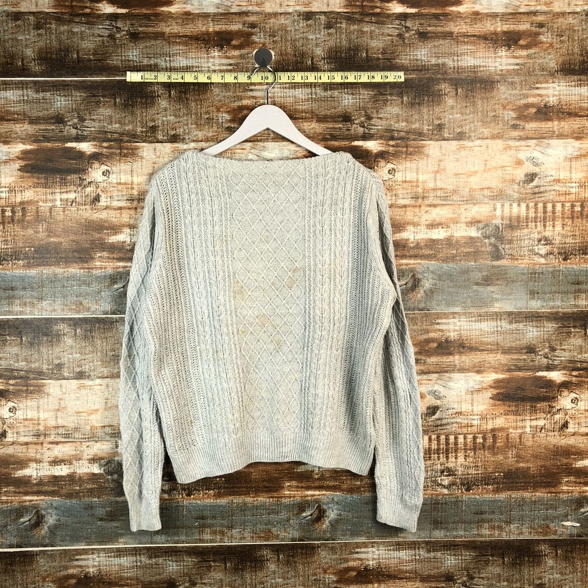 Homespun Knitwear × Japanese Brand Japanese Brand vintage Grey Knitwear #A2474 Size US M / EU 48-50 / 2 - 1 Thumbnail