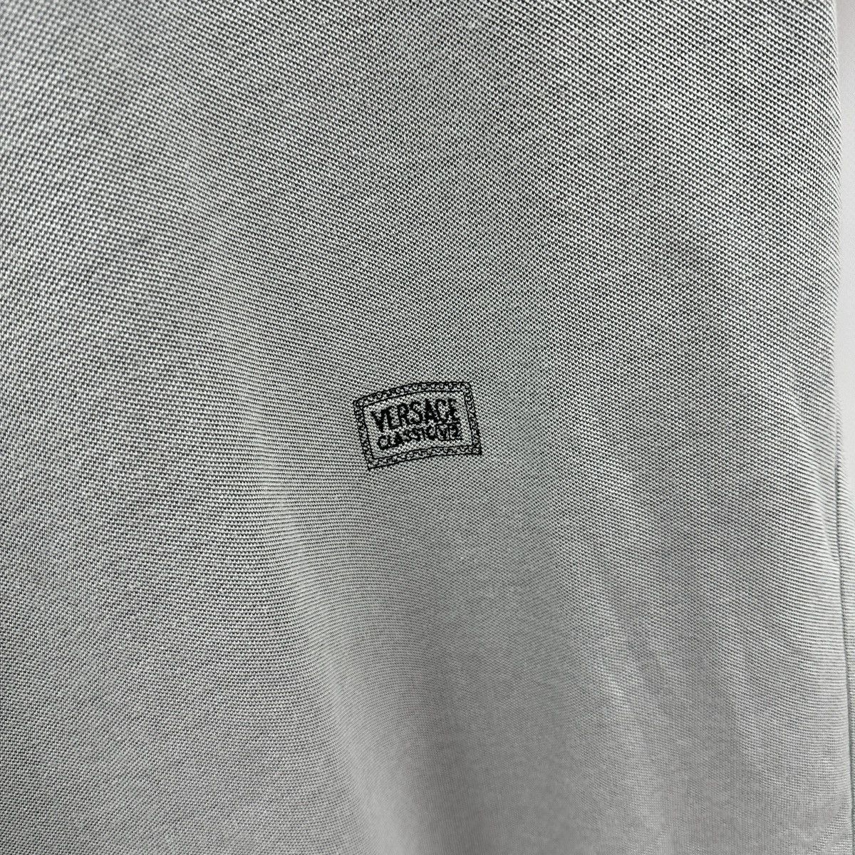 Vintage Vintage 90s Versace Classic V2 washed polo Italy luxury hype Size US L / EU 52-54 / 3 - 5 Thumbnail