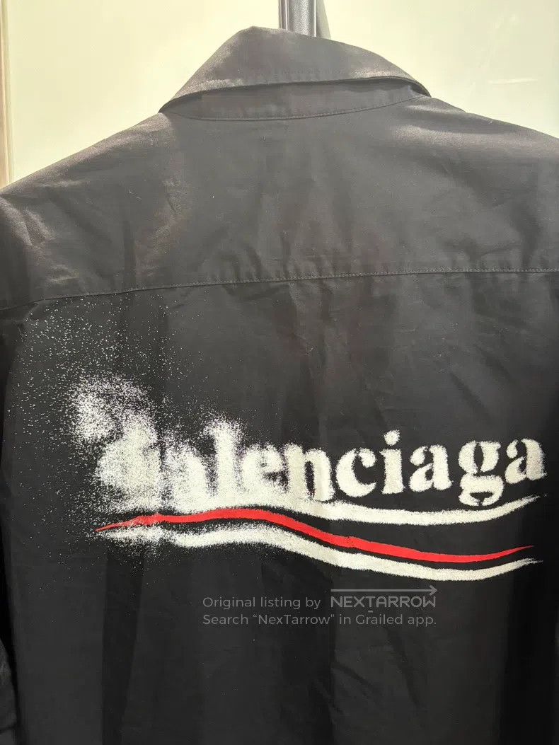 Balenciaga Balenciaga Black dissolved Coca-Cola short-sleeve shirt Size XS / US 0-2 / IT 36-38 - 3 Thumbnail