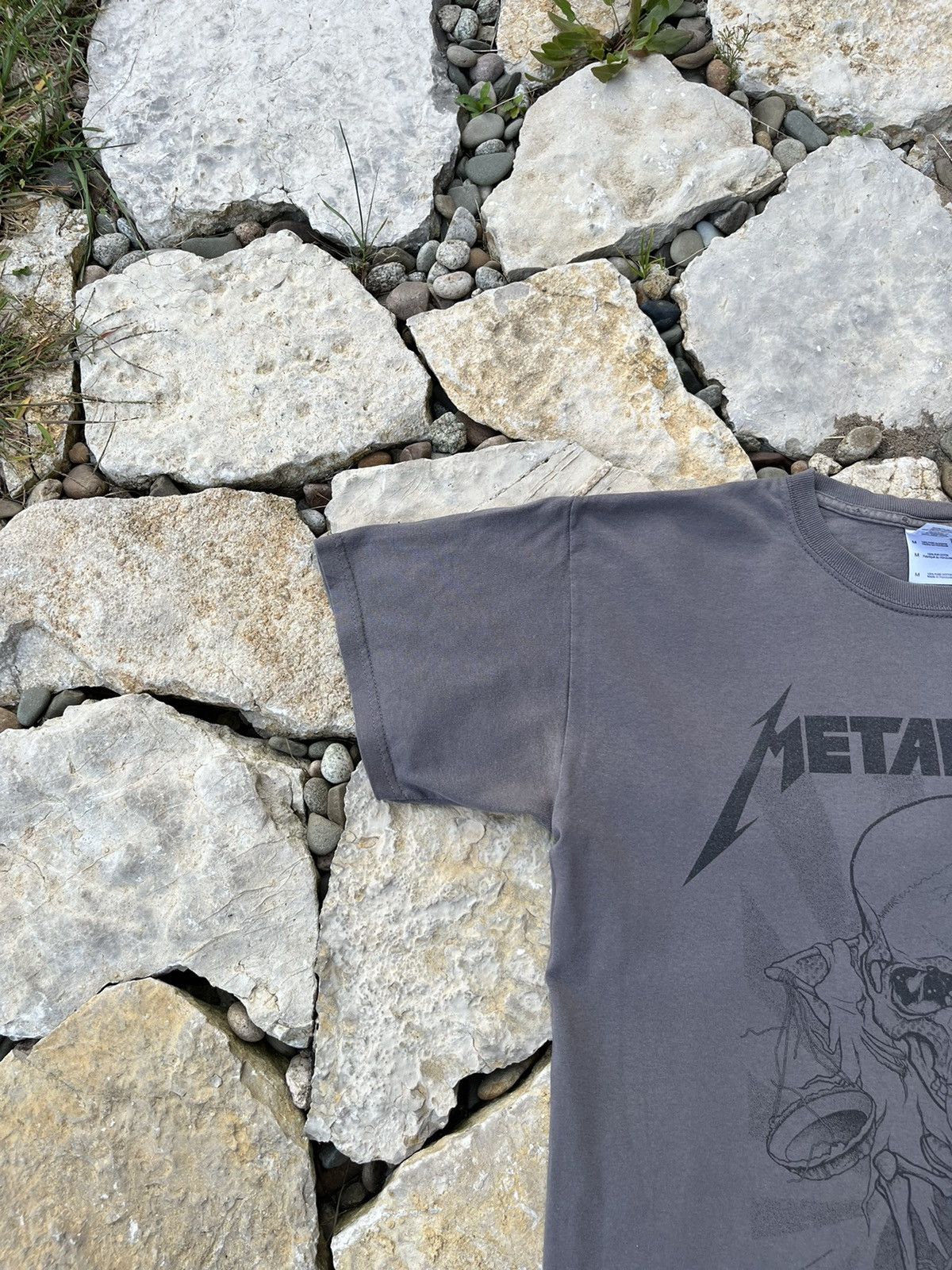 Band Tees × Metallica × Vintage Vintage Metallica pushead boris washed y2k skull tee t-shirt Size US M / EU 48-50 / 2 - 5 Thumbnail