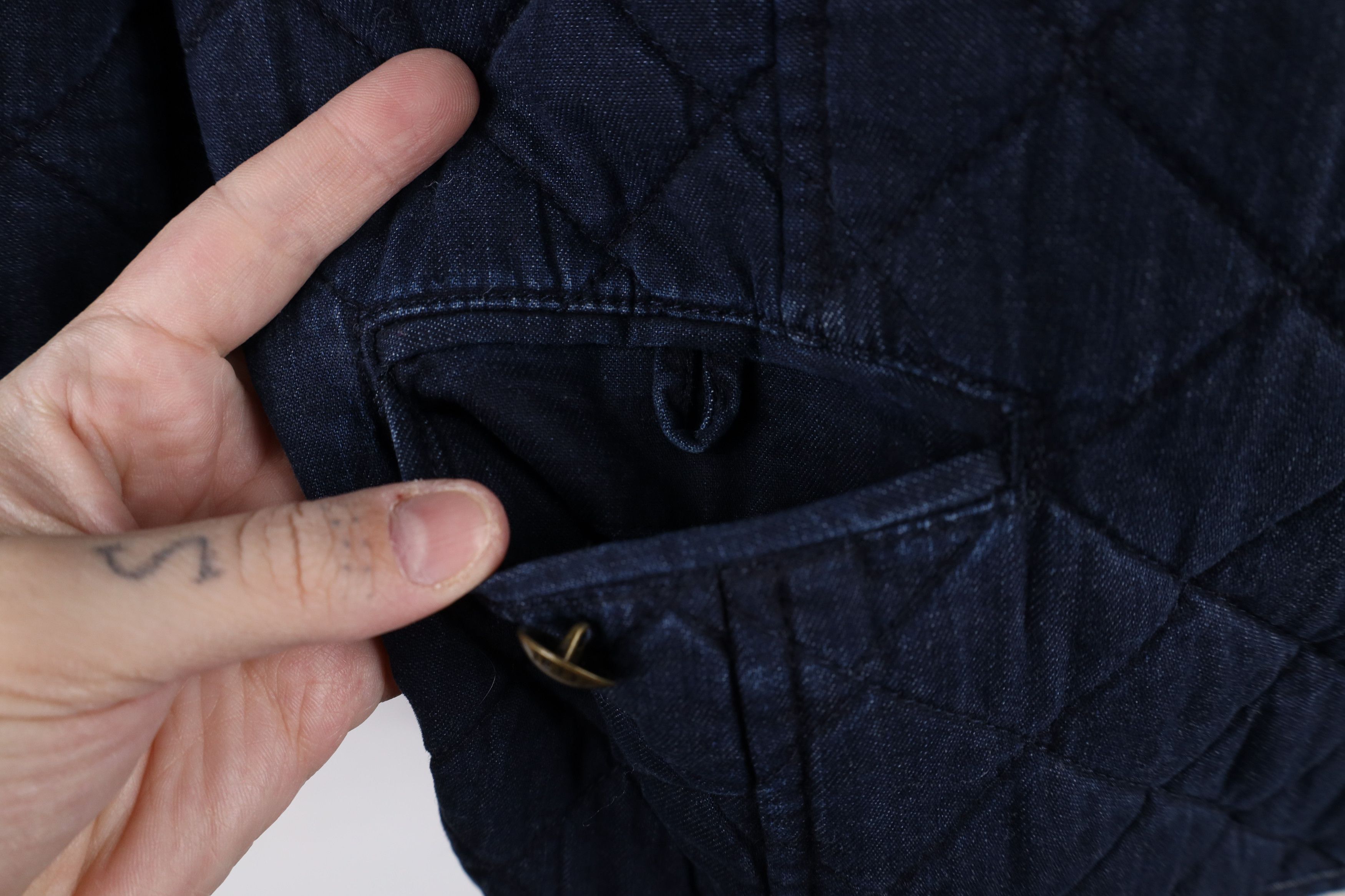 Ralph Lauren × Vintage Vintage 90s Ralph Lauren Full Button Jacket Indigo Blue Size XL / US 12-14 / IT 48-50 - 5 Thumbnail