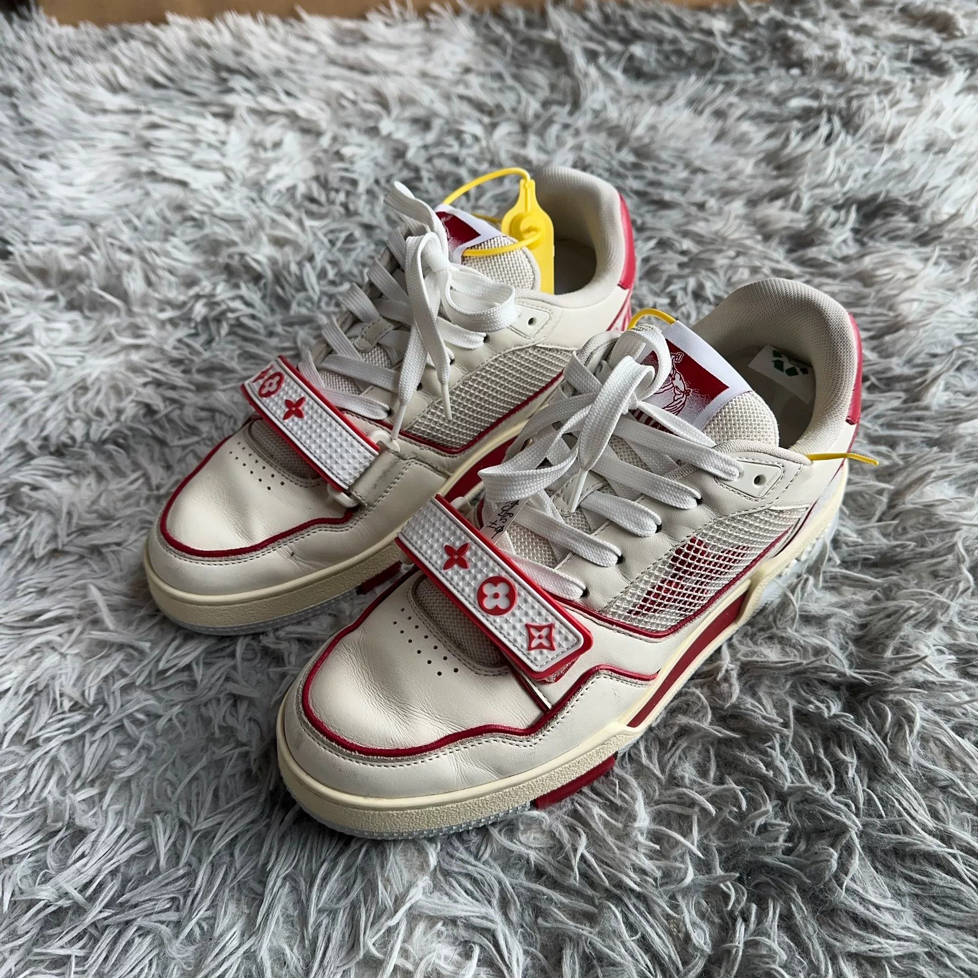 Louis Vuitton Louis Vuitton Training Red Lowtop Sneakers 39 Men Size US 6.5 / EU 39-40 - 1 Thumbnail