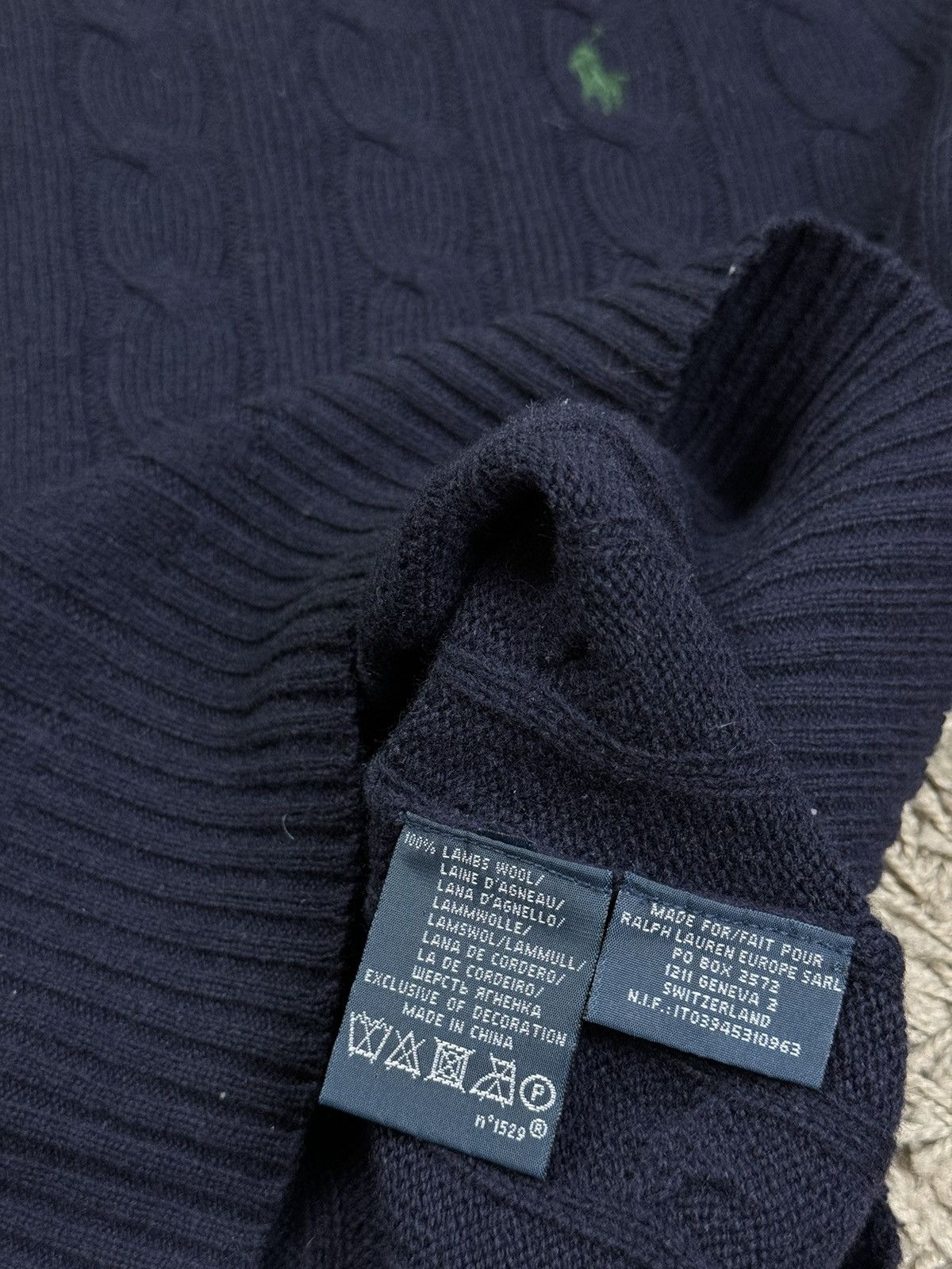 Polo Ralph Lauren Vintage wool sweater Polo Ralph Lauren original item Size US M / EU 48-50 / 2 - 3 Thumbnail