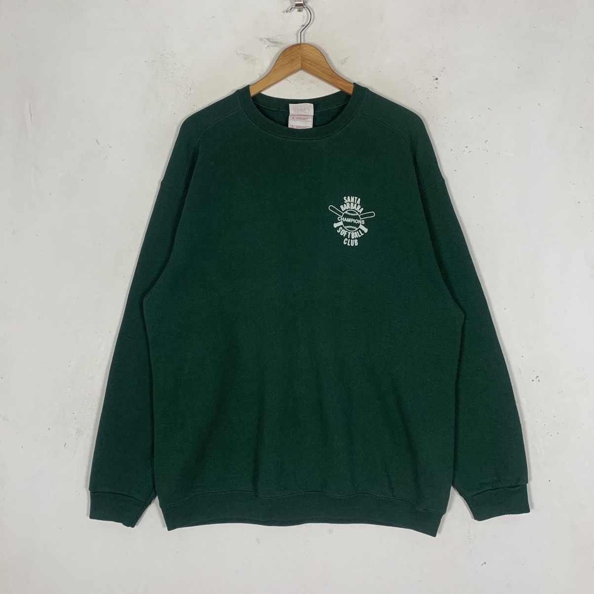 Vintage BVD Santa Barbara Champions Softball Club sweatshir