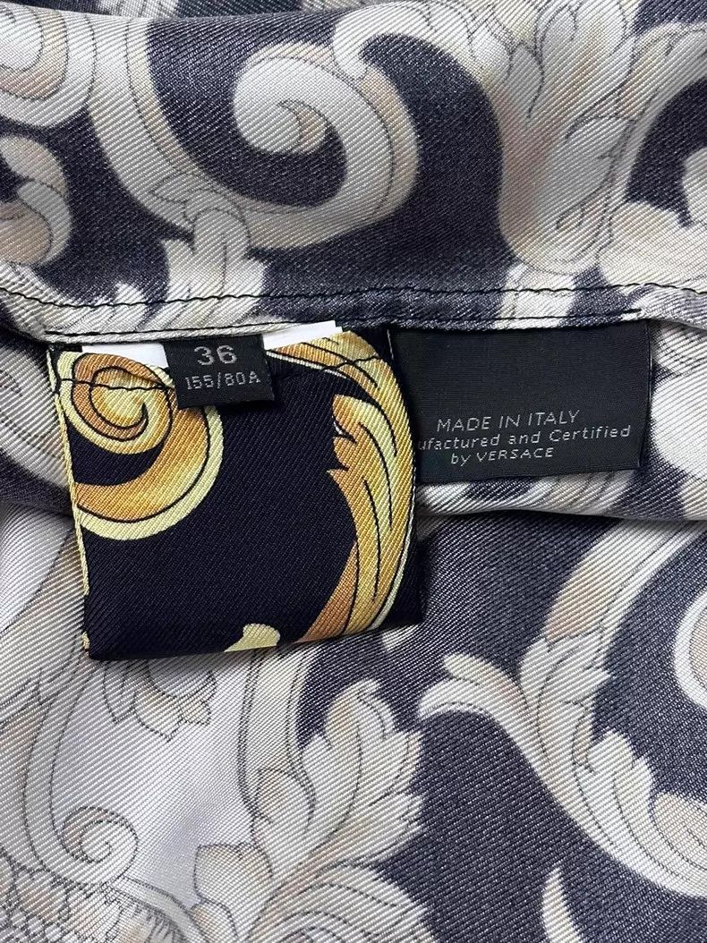 Versace Versace Gold baroque print shirt Size US 36 / EU 52 - 9 Thumbnail