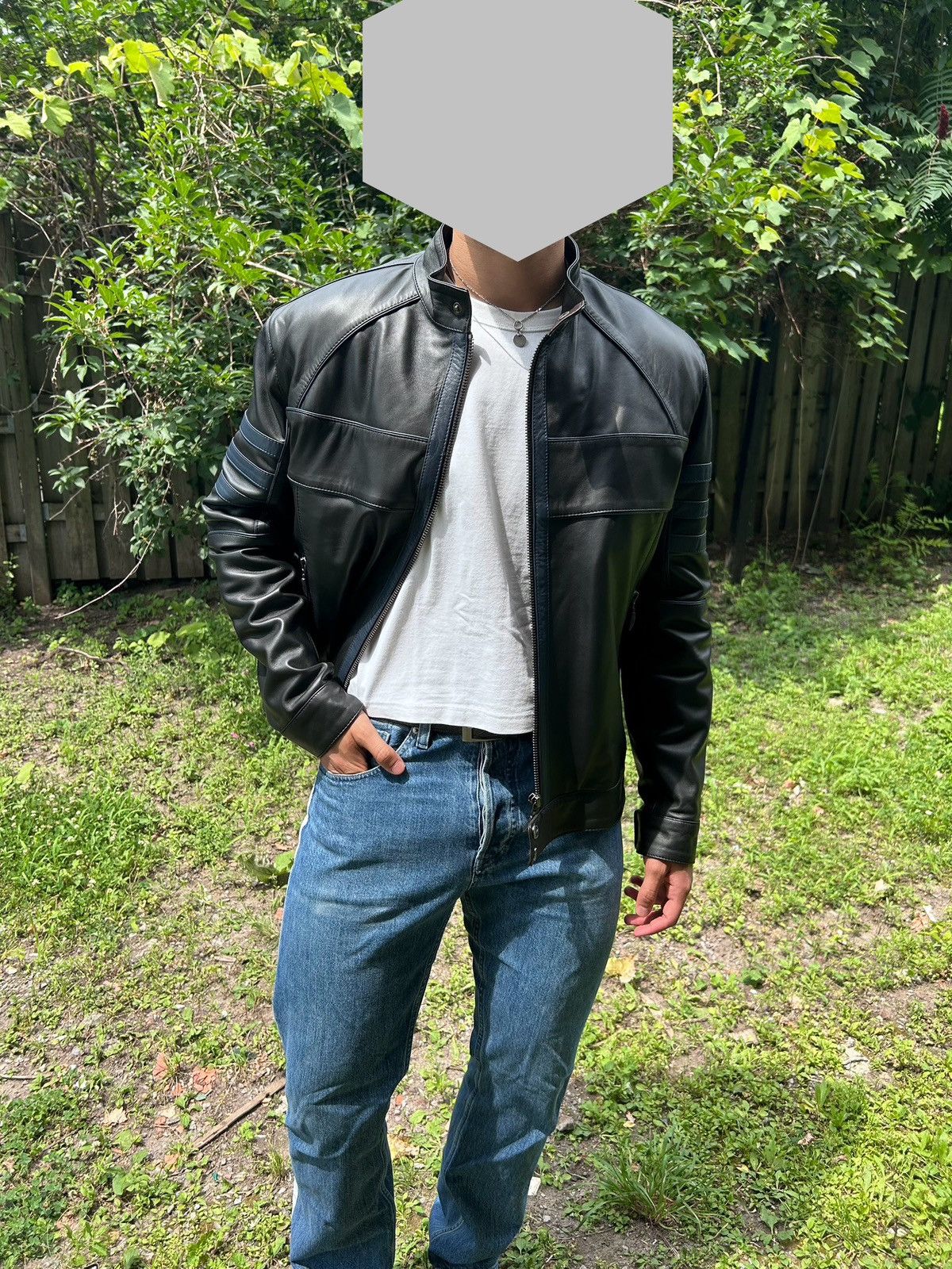Other Racer Leather Jacket Size US M / EU 48-50 / 2 - 2 Thumbnail