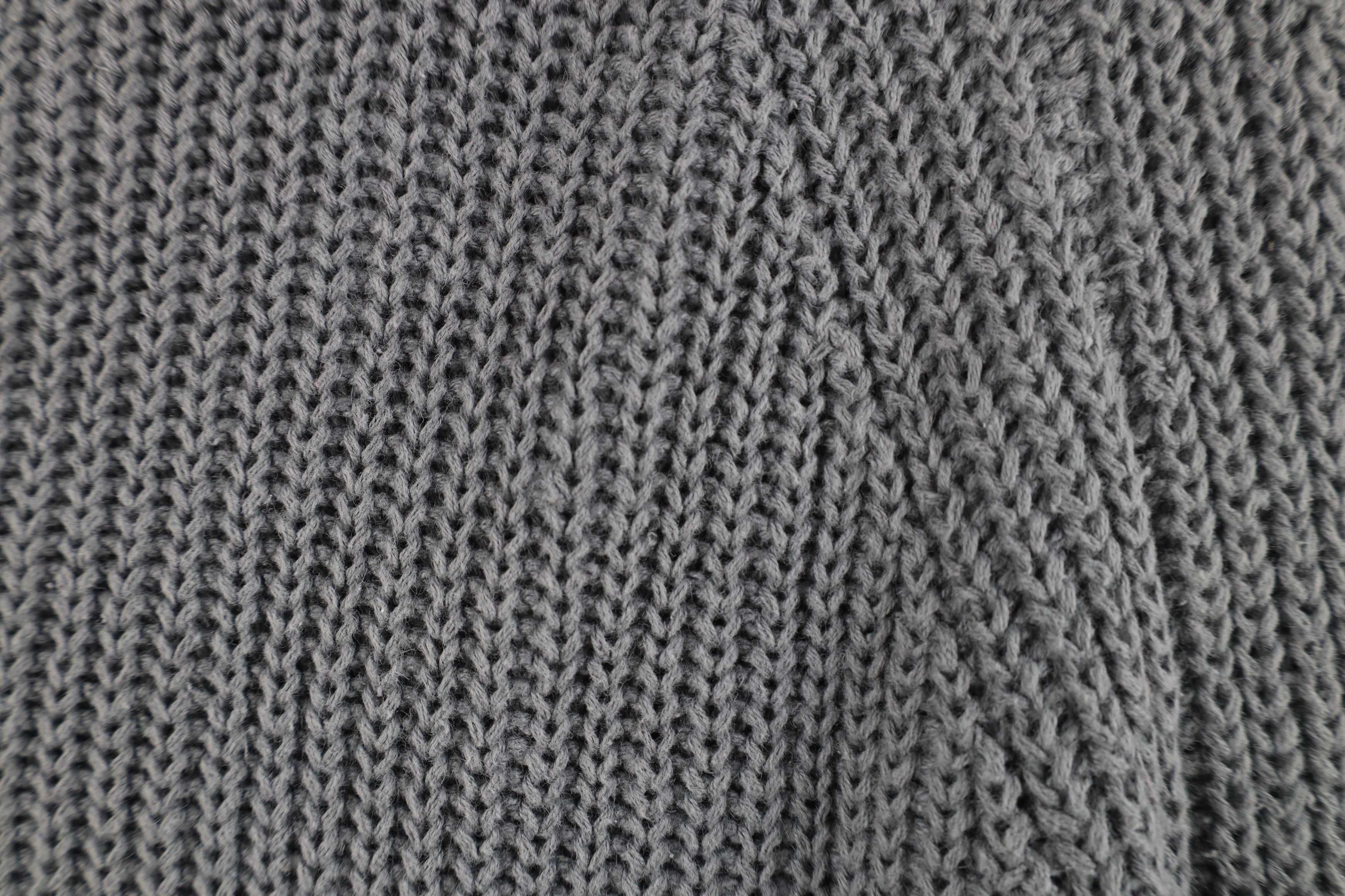 Vintage Vintage 90s Streetwear Ribbed Knit Crewneck Sweater Gray Size XL / US 12-14 / IT 48-50 - 4 Thumbnail