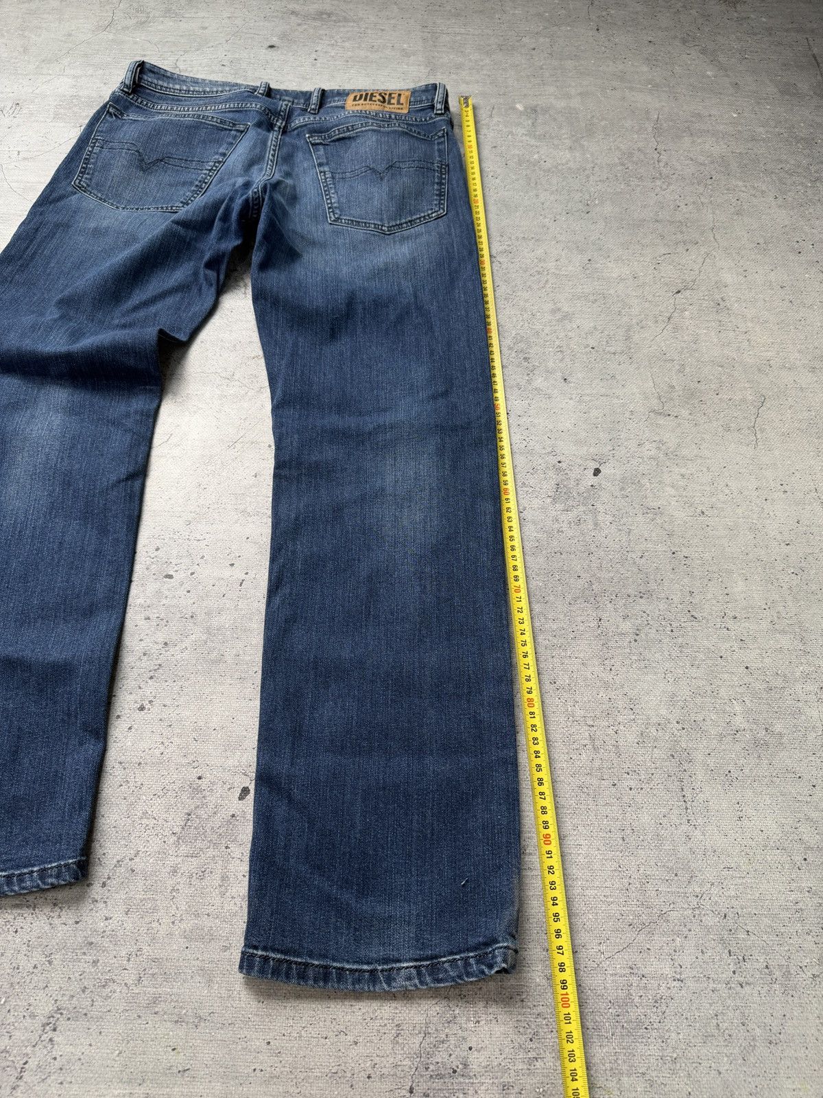 Diesel Vintage Diesel Jeans Faded Washed Distressed Japanese Wide Size US 31 - 7 Thumbnail