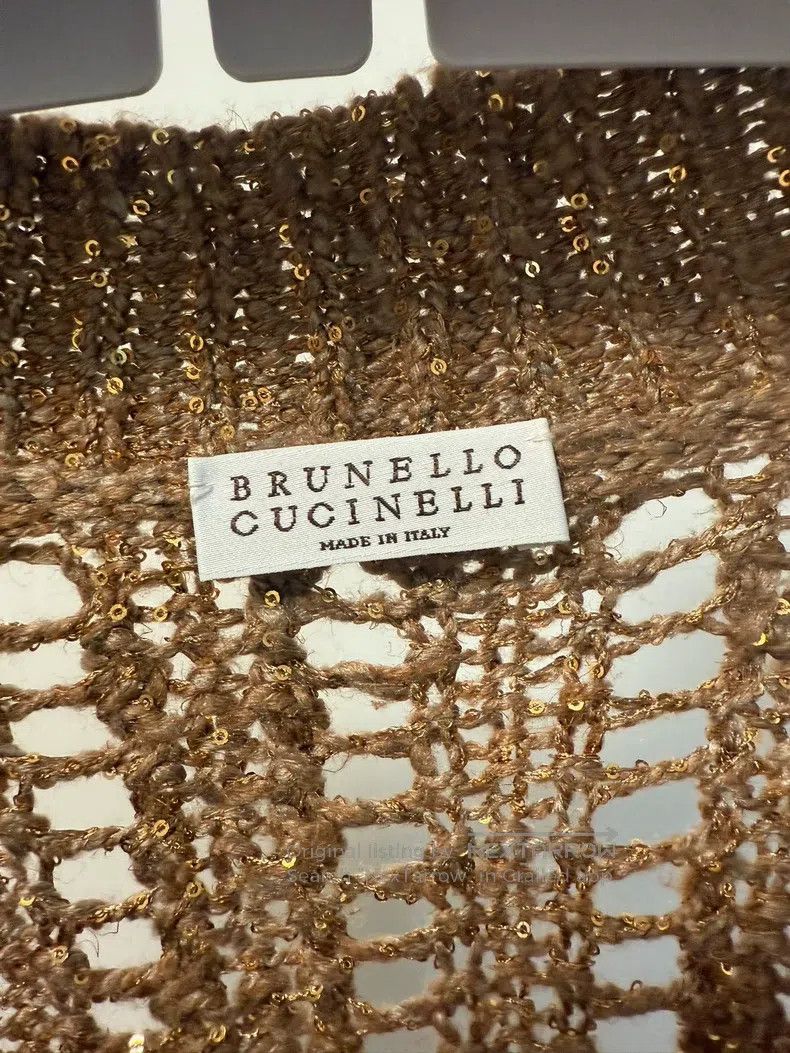 Brunello Cucinelli Brunello Cucinelli Shiny knit Size M / US 6-8 / IT 42-44 - 3 Thumbnail