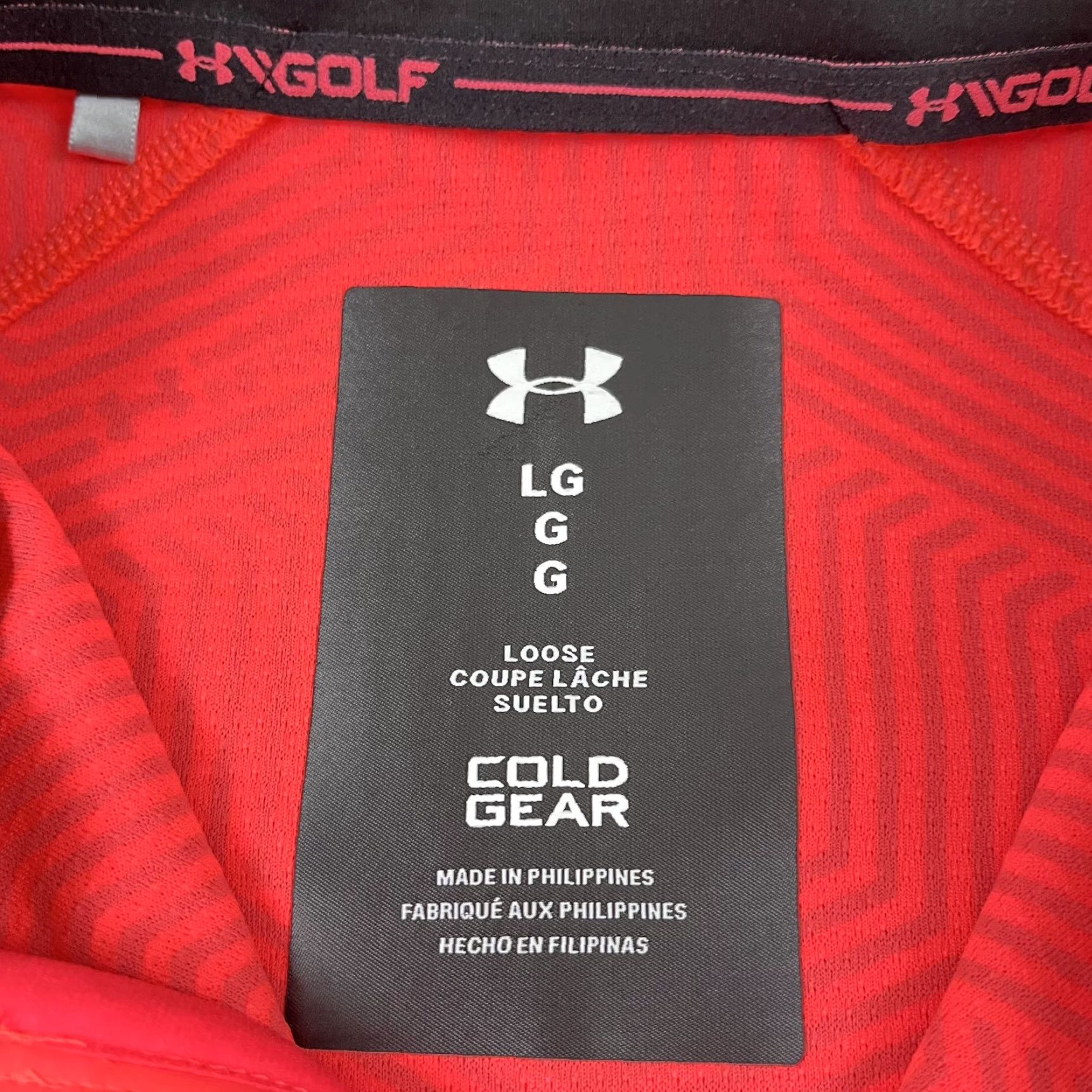 Under Armour Under Armour Vest Mens Large Neon Orange Infrared Cold Gear Storm Golf Full Zip Size US L / EU 52-54 / 3 - 2 Thumbnail