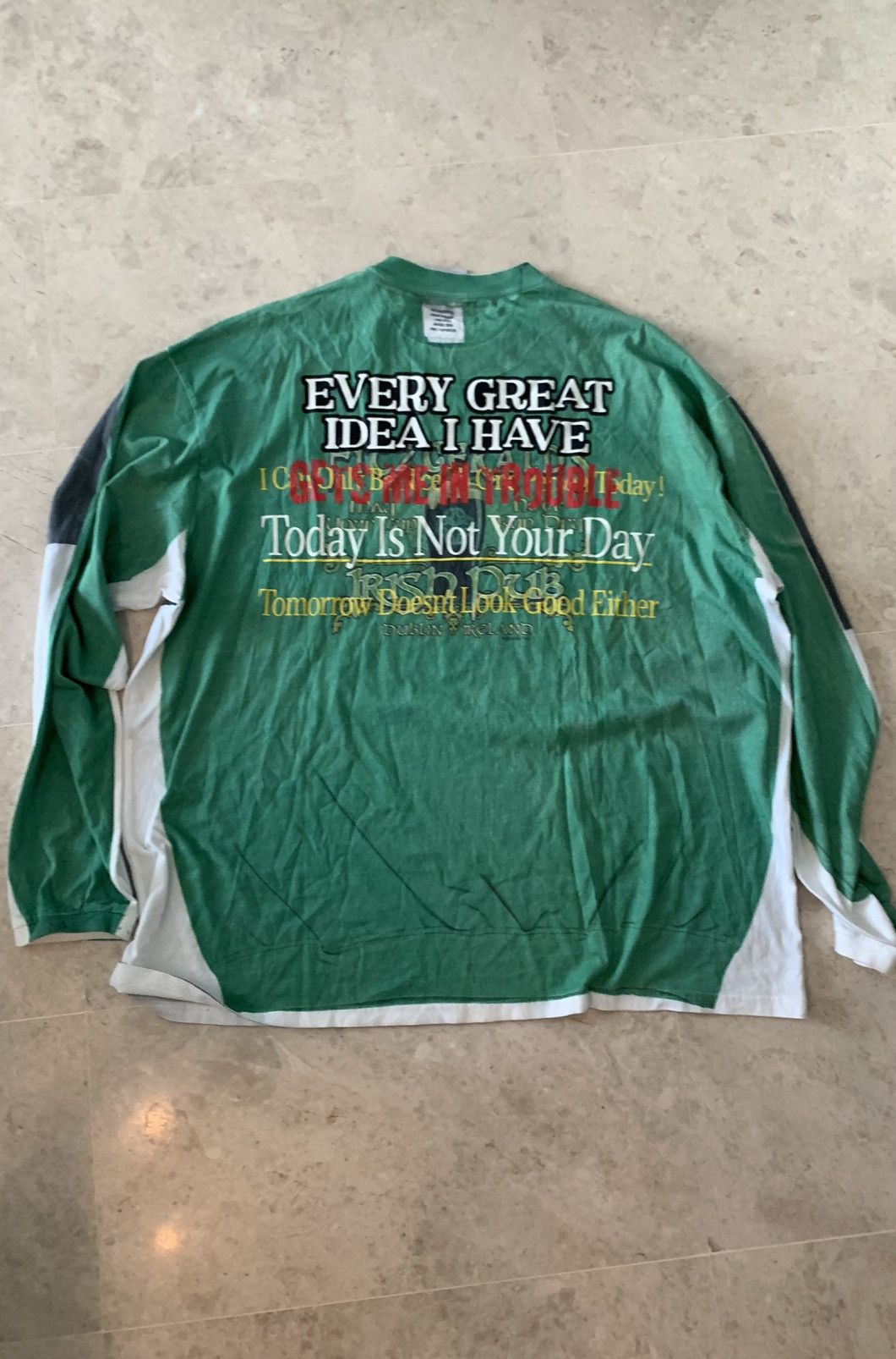 Vetements Vetements rare I love Sluts Tromphe l'oeill print LS tee Size US XXL / EU 58 / 5 - 5 Thumbnail
