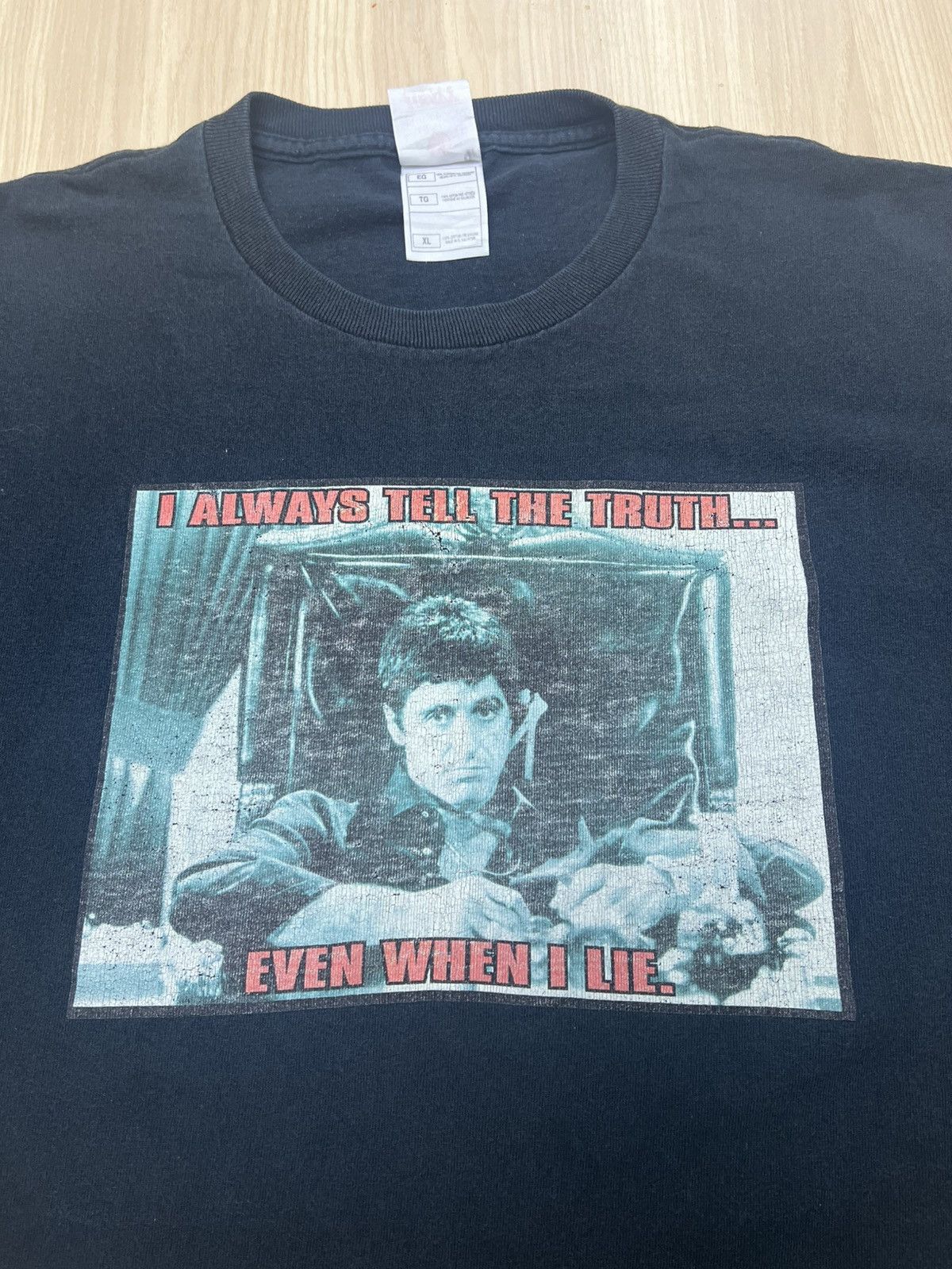 Vintage Vintage 90’s Scarface Size US XL / EU 56 / 4 - 6 Thumbnail