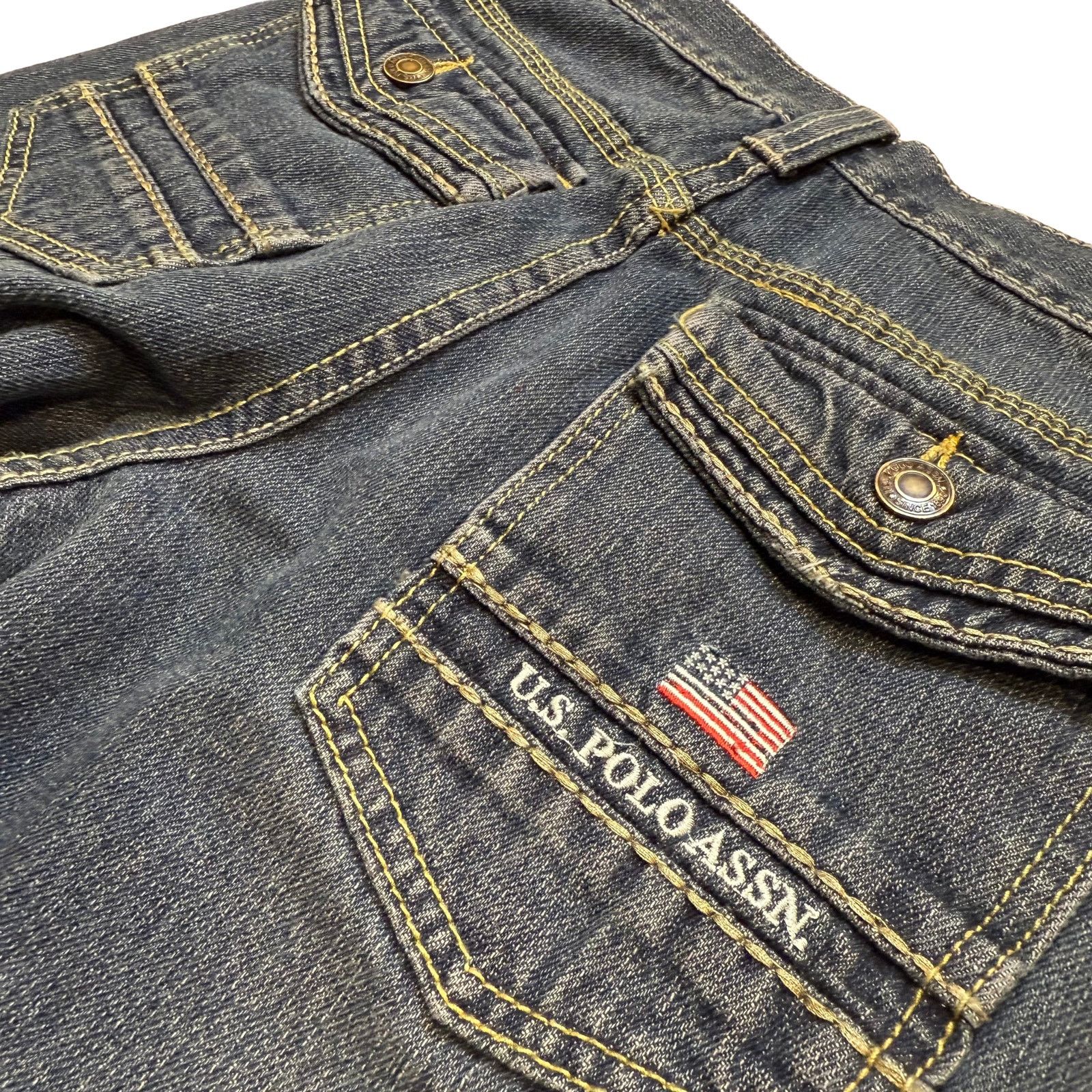 U.S. Polo Assn. US Polo Assn. Slim Straight Jeans | Women's 14 Size 36" / US 14 / IT 50 - 8 Thumbnail