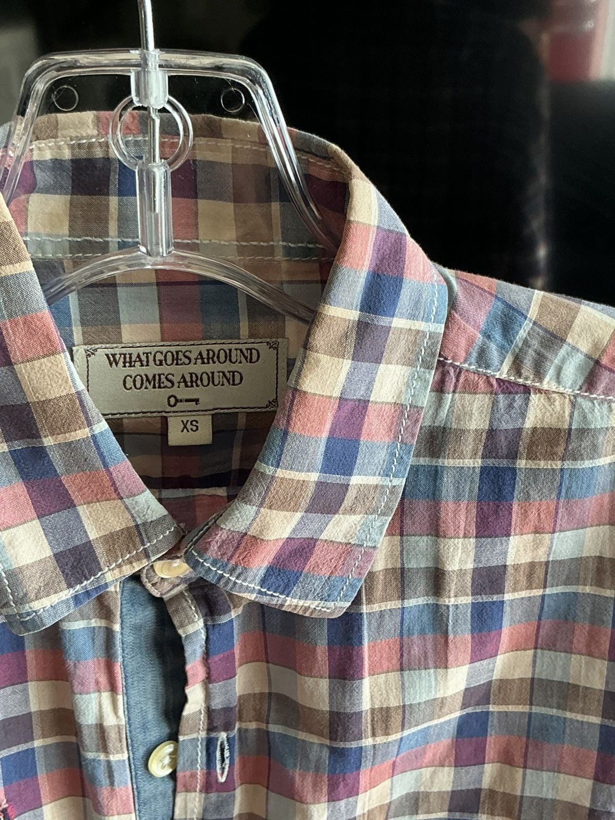 What Goes Around Comes Around WGACA Vintage Check Shirt Size US S / EU 44-46 / 1 - 3 Thumbnail