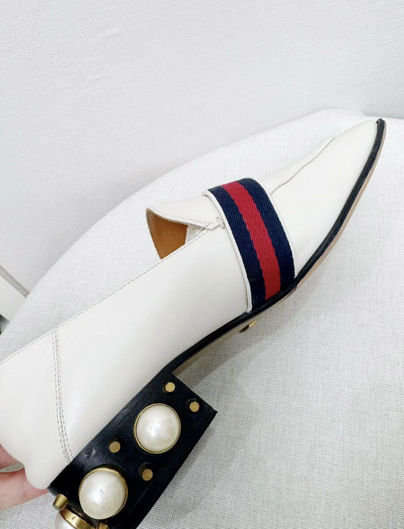Gucci Gucci pearl loafers Size US 6.5 / IT 36.5 - 3 Thumbnail