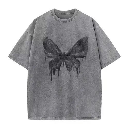 VIBE Butterfly Graphic Short Sleeve T Shirt Size US M / EU 48-50 / 2 - 2 Thumbnail