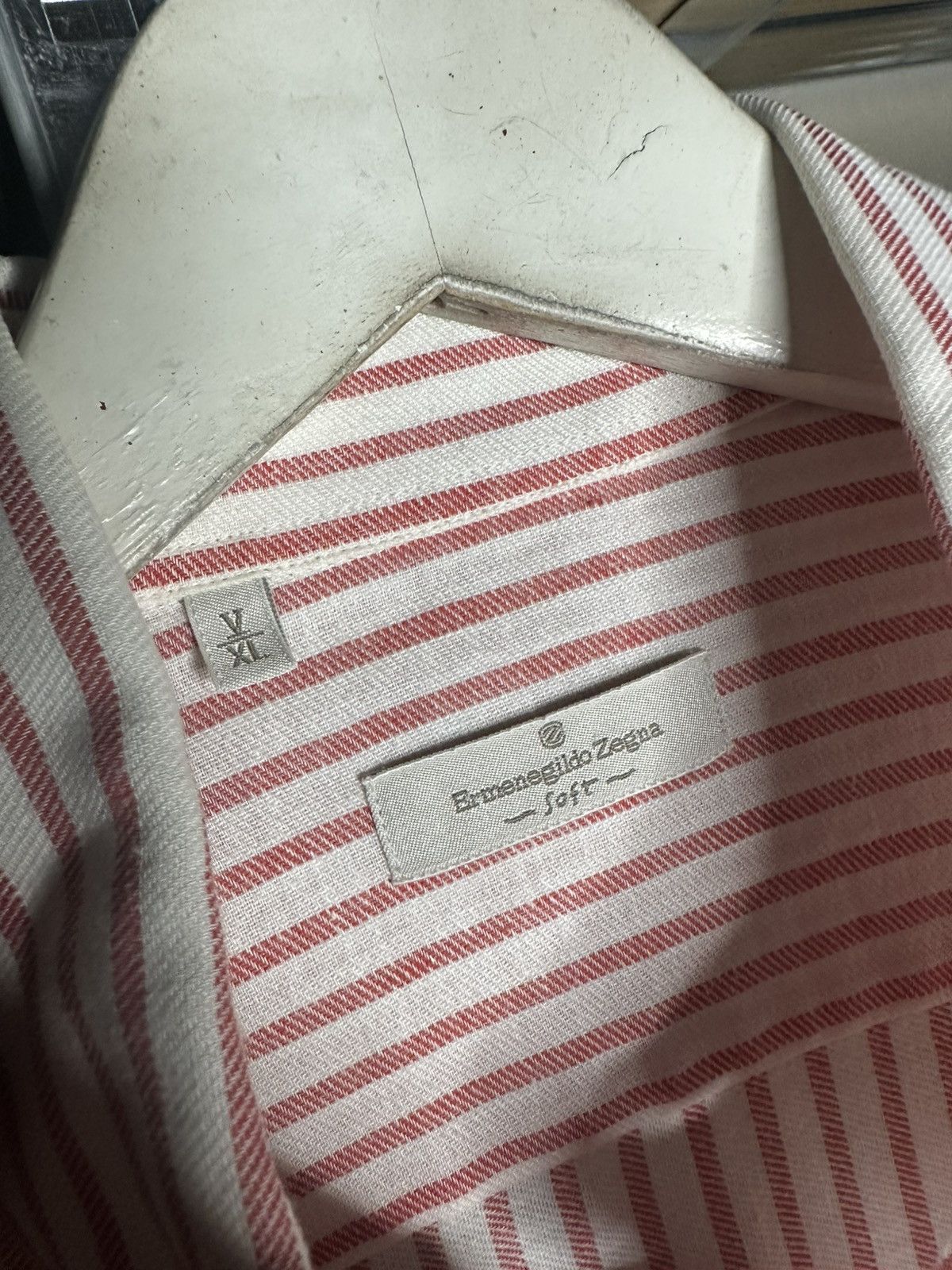 Ermenegildo Zegna Ermenegildo Zegna Striped Button Down Shirt Size XL Size US XL / EU 56 / 4 - 4 Thumbnail