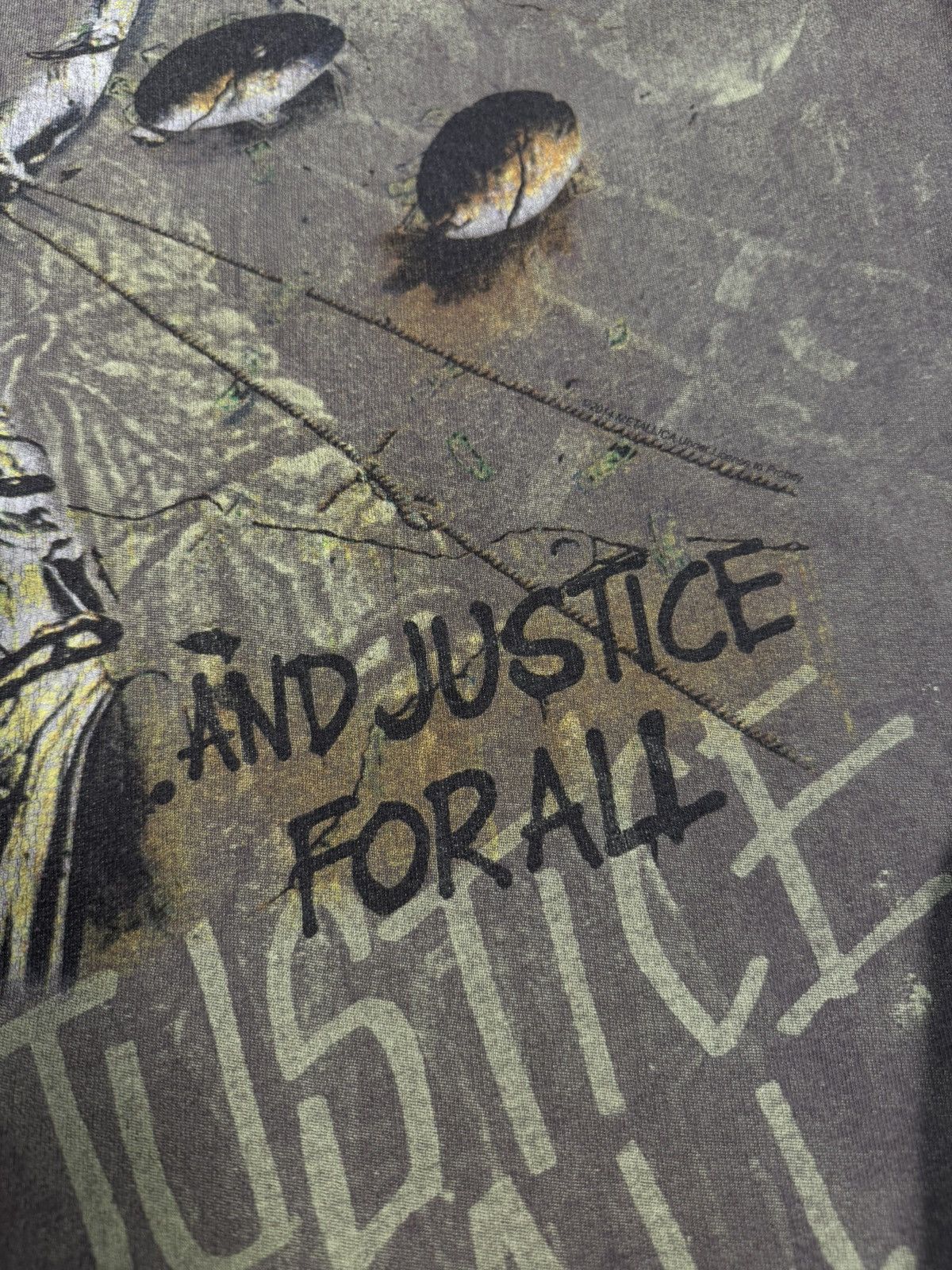 Band Tees Metallica And Justice For All 2014 Full Print Band TEE Size US XL / EU 56 / 4 - 3 Thumbnail