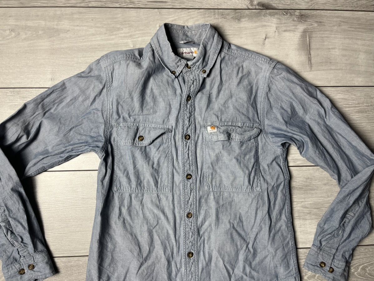 Carhartt Carhartt shirt relaxed fit pocket logo size Small Size US S / EU 44-46 / 1 - 3 Thumbnail