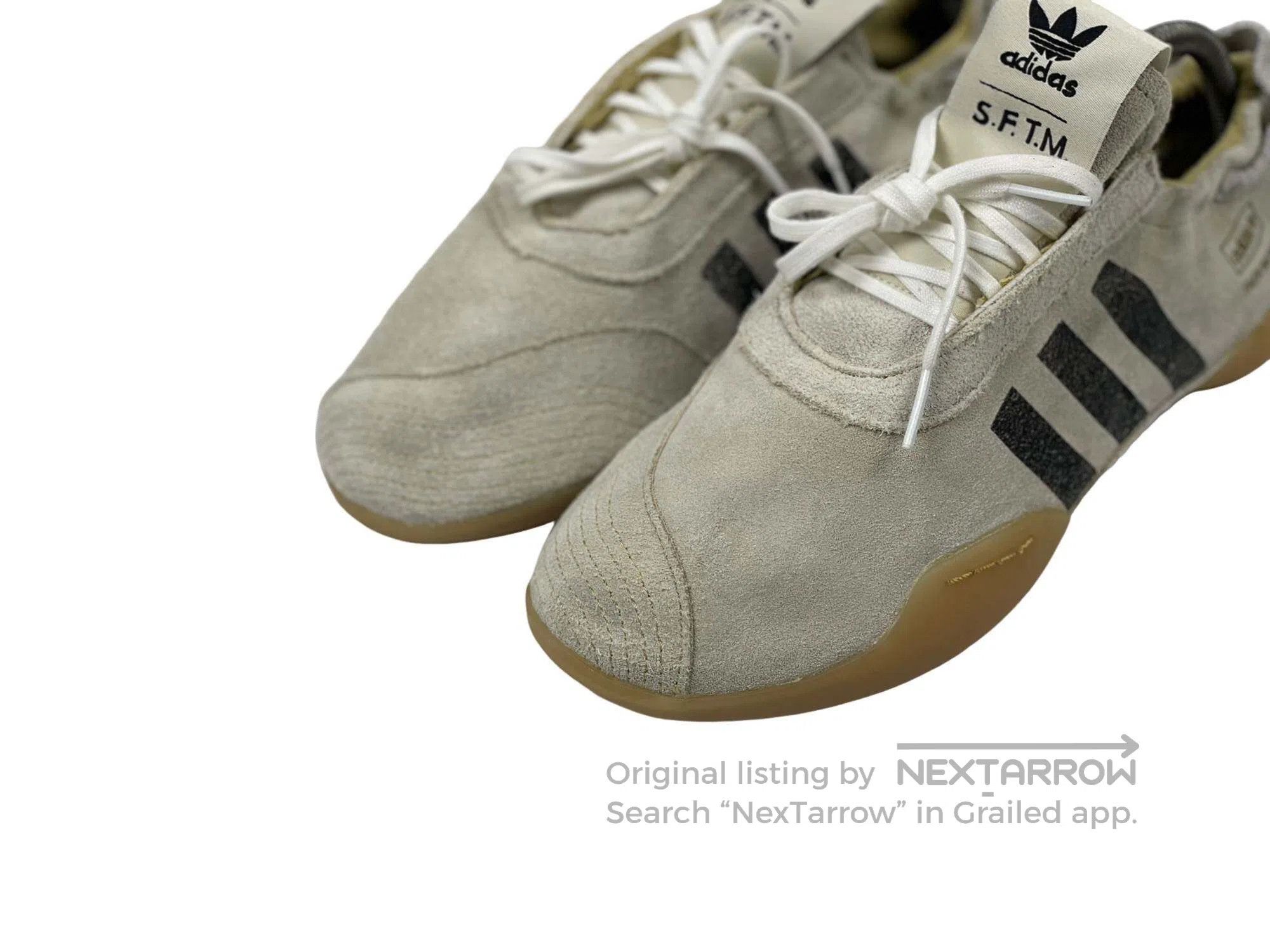 Song For The Mute Song For The Mute Beige Distressed Sneakers Size US 9.5 / EU 42-43 - 2 Thumbnail