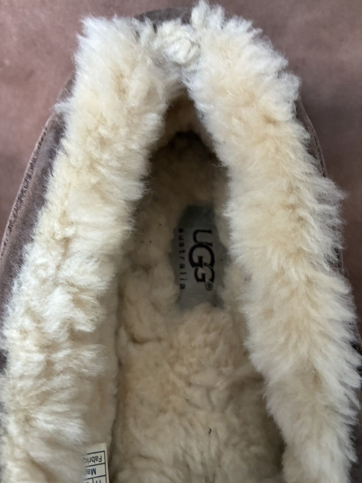 Ugg UGG AUSTRALIA SHEARLING WOOL LINED SLIP ON MOCASSINS Size US 9 / EU 42 - 7 Thumbnail