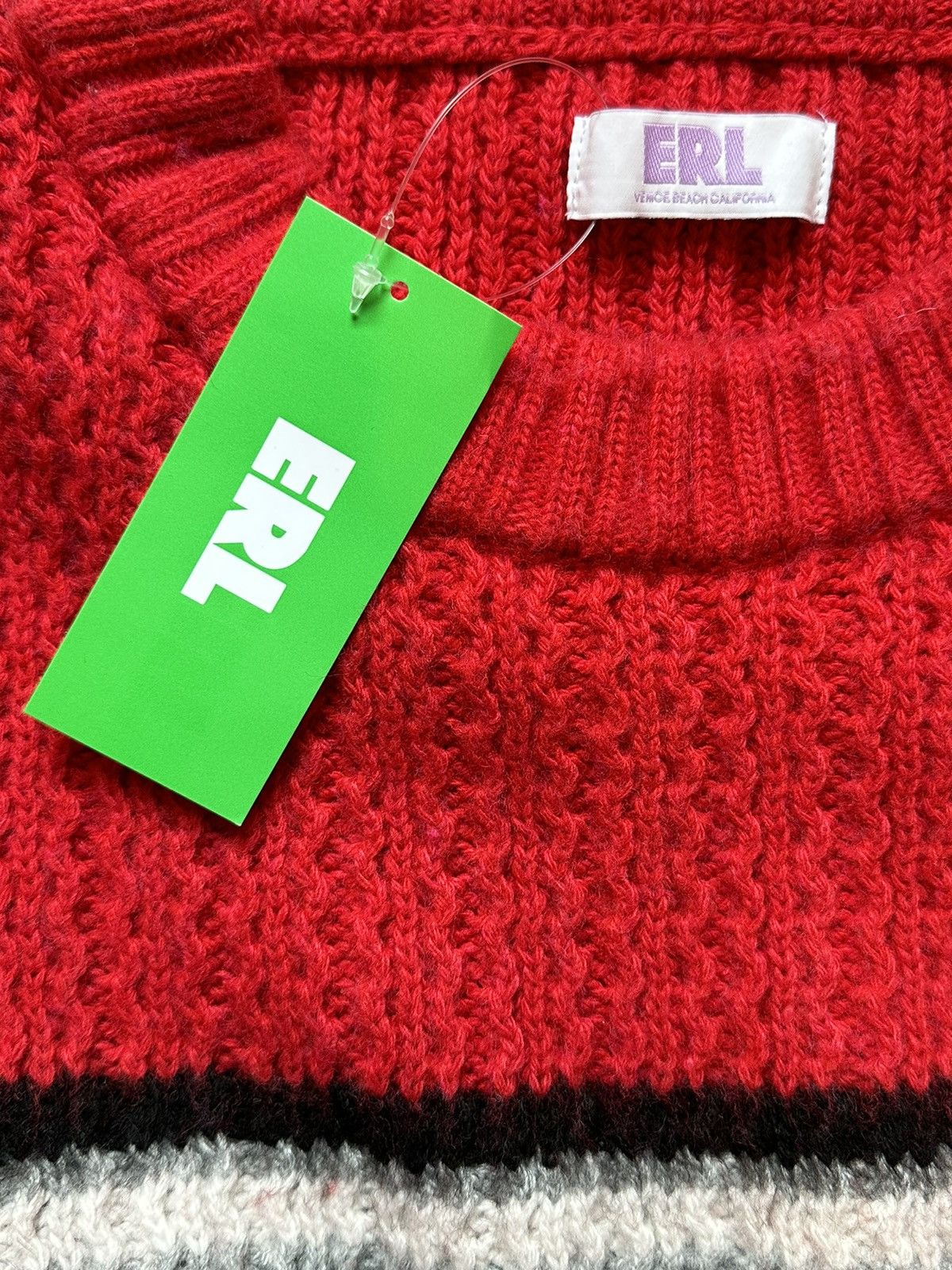 ERL ERL Multi-Stripe Knit Crewneck Sweater Size US L / EU 52-54 / 3 - 3 Thumbnail