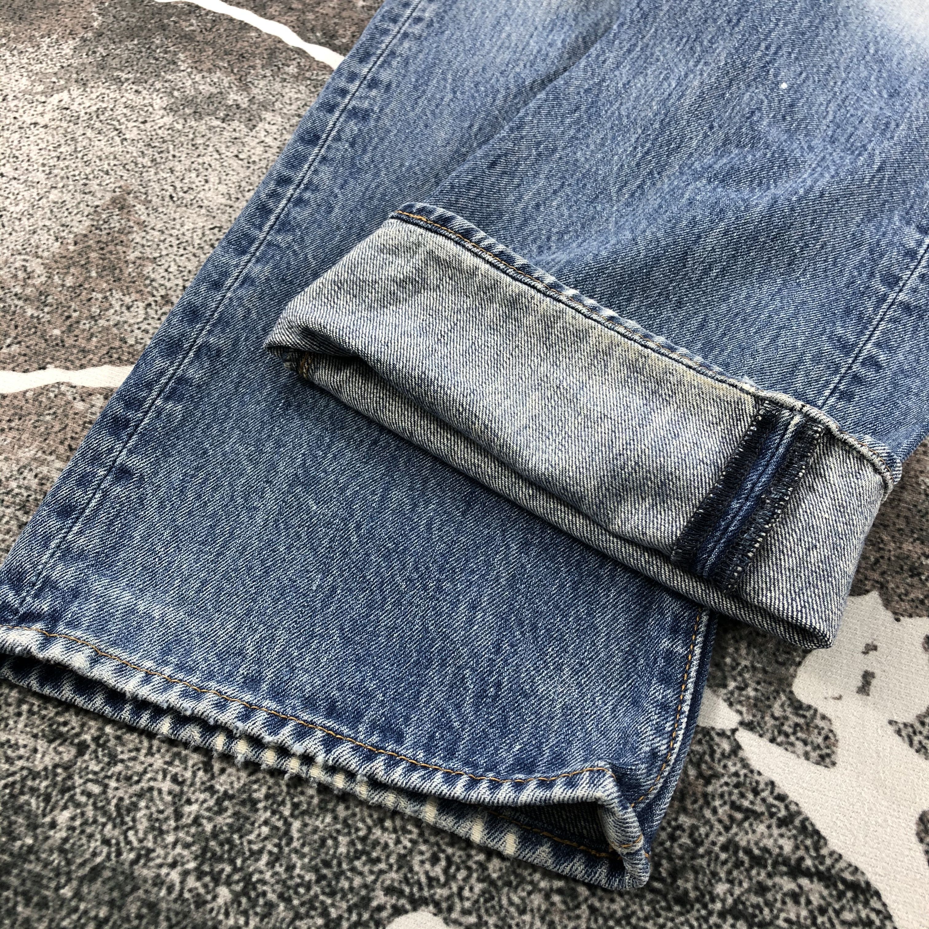 Levi's Vintage Levi's 501 Jeans Dirty Faded Blue Distressed KJ656 Size US 36 / EU 52 - 6 Thumbnail