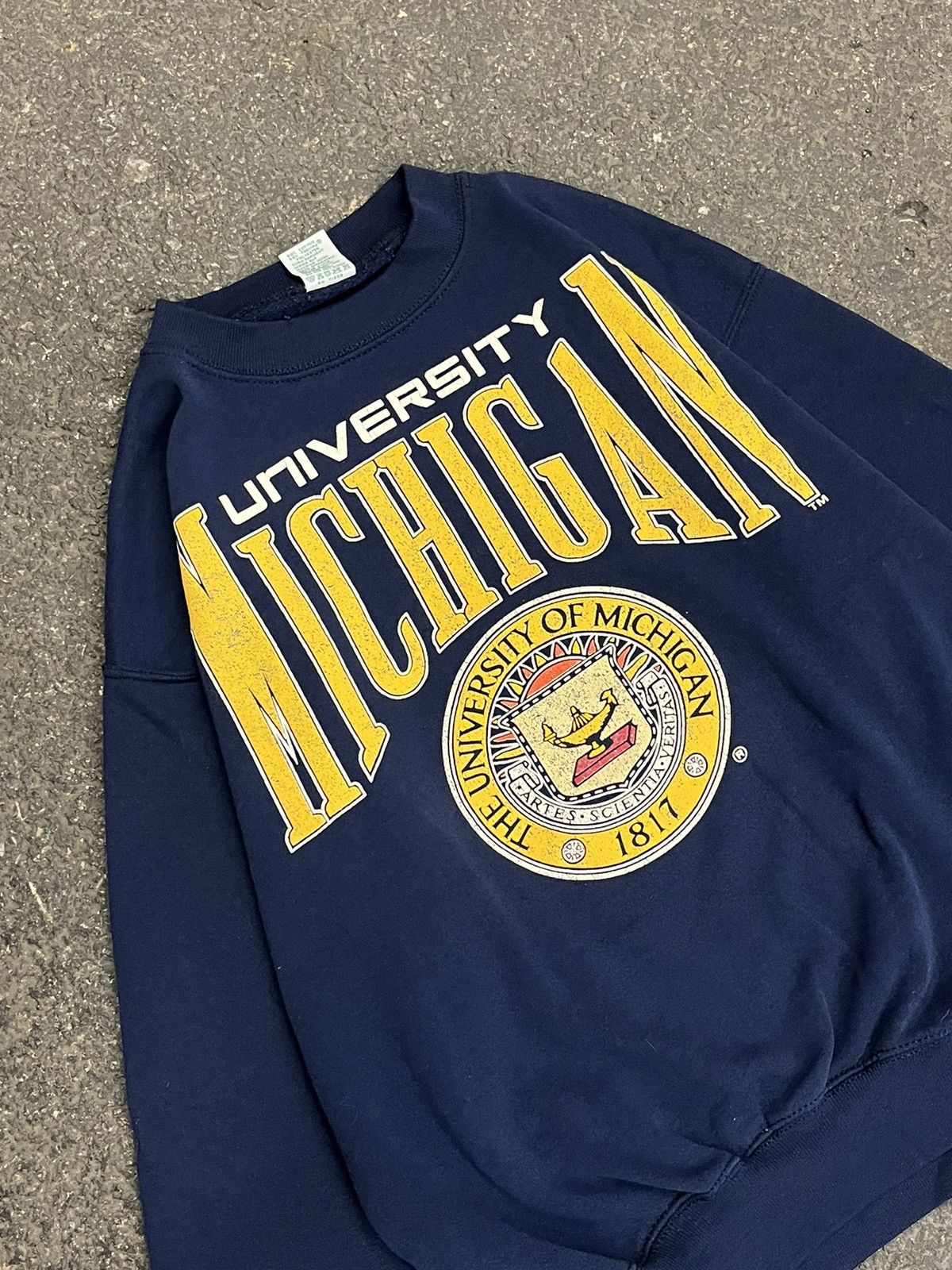 Vintage Michigan university vintage college sweatshirt hype rare Size US L / EU 52-54 / 3 - 3 Thumbnail