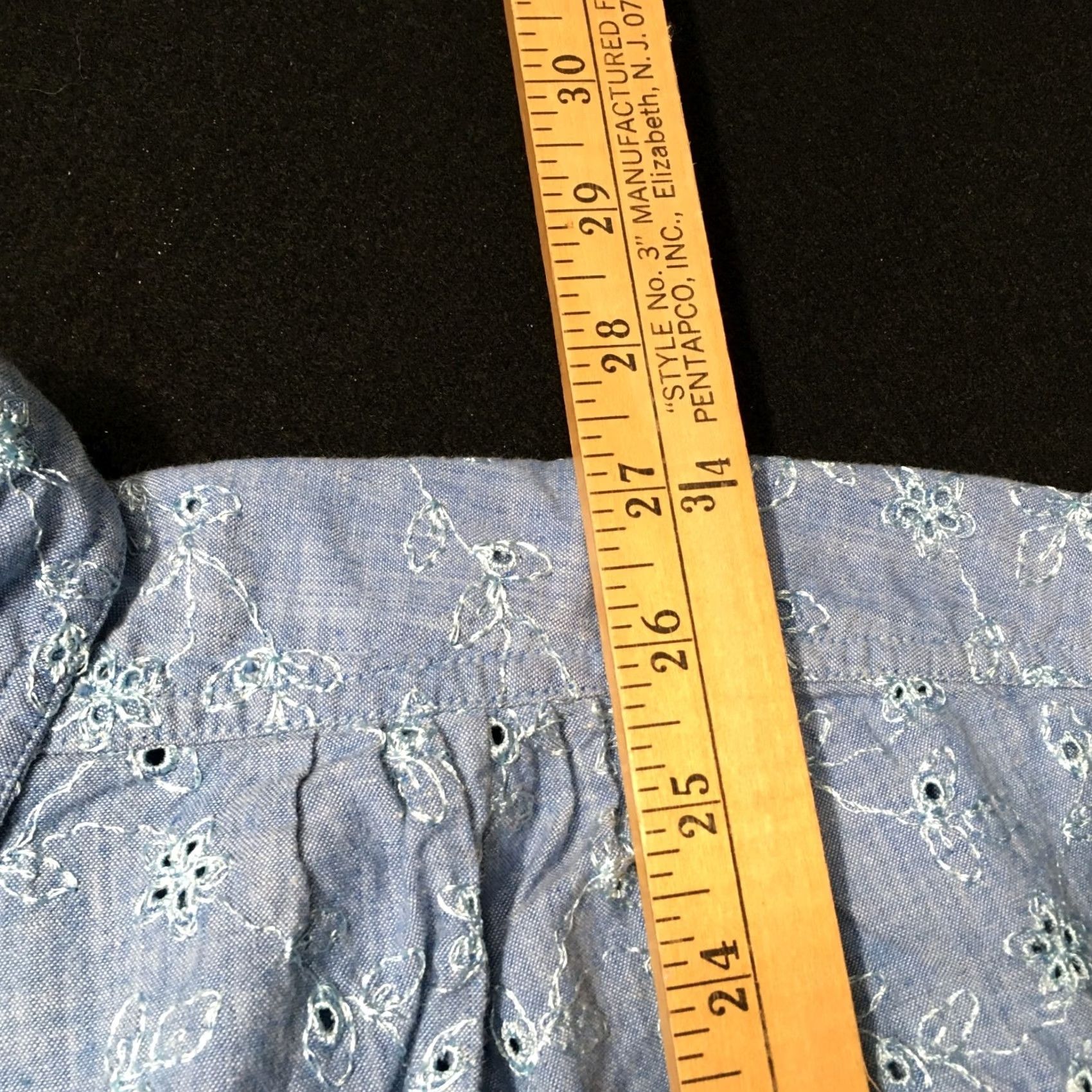 Vintage VINTAGE QPS Western Embroidered womens Shirt Size large blue pocket Size L / US 10 / IT 46 - 6 Thumbnail