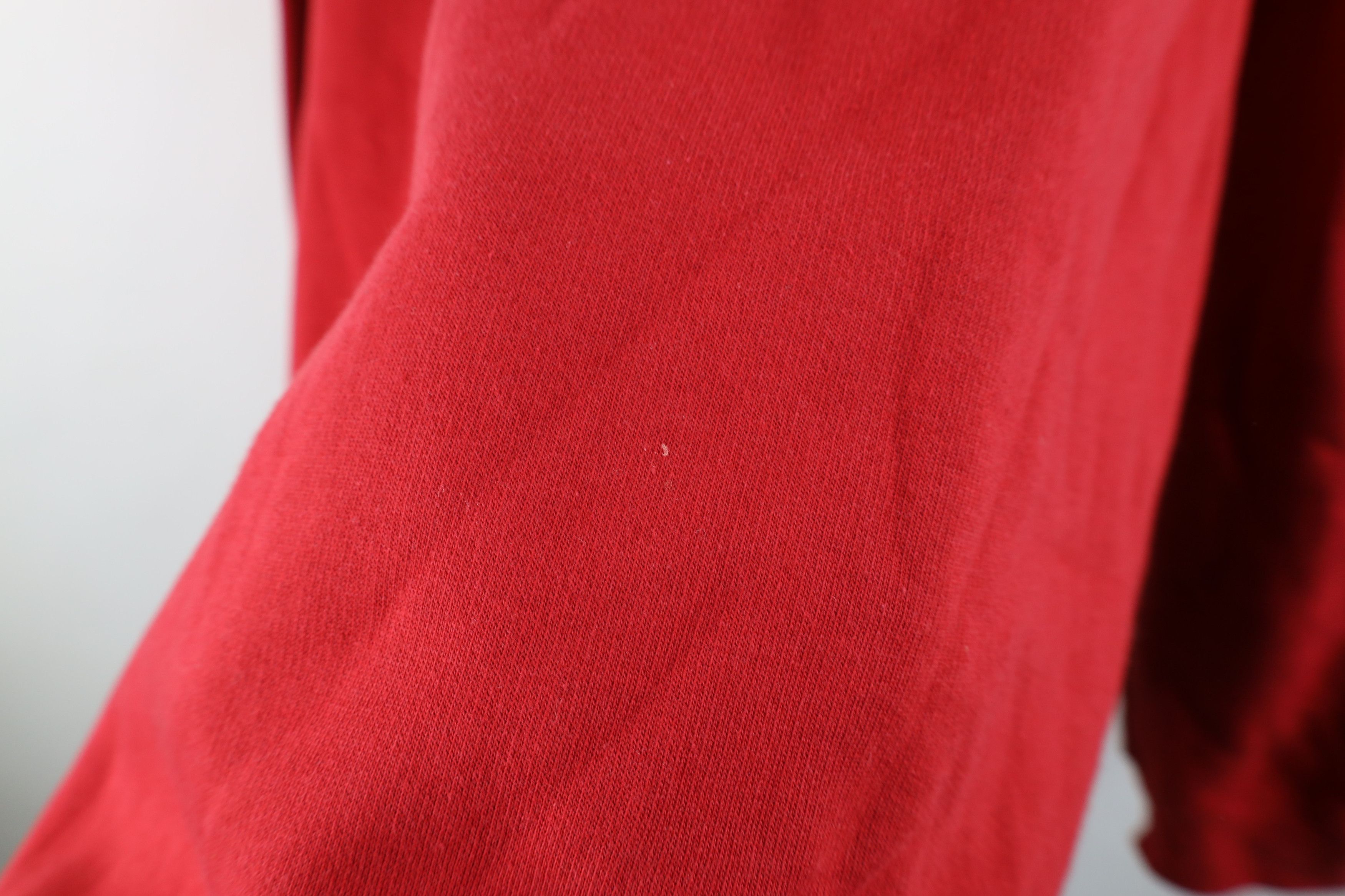 Nike Vintage Y2K Nike Scott Mini Swoosh Crewneck Sweatshirt Red Size US XXL / EU 58 / 5 - 7 Thumbnail