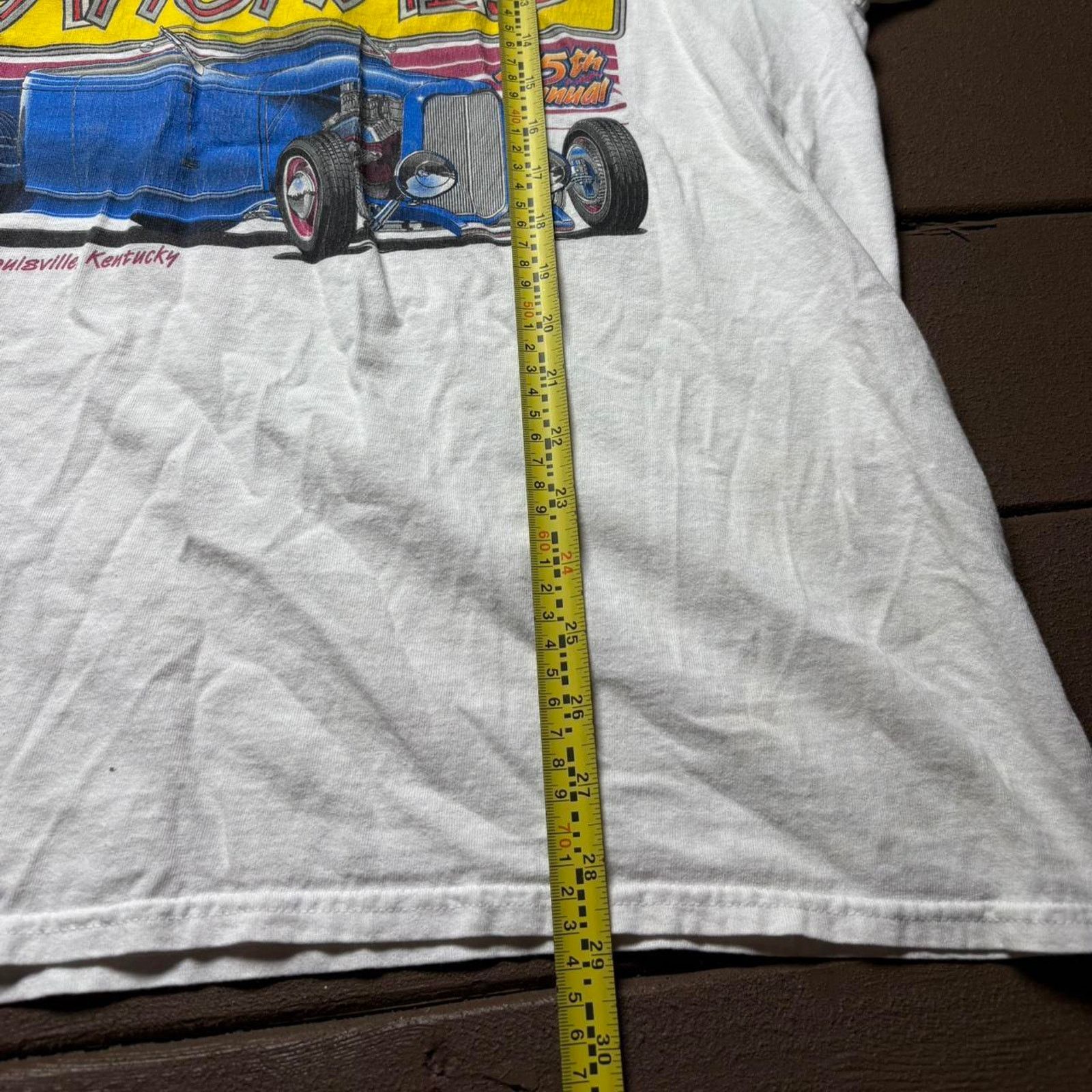 Gildan White 2014 Street Rod Nationals Shirt Size US XL / EU 56 / 4 - 5 Thumbnail