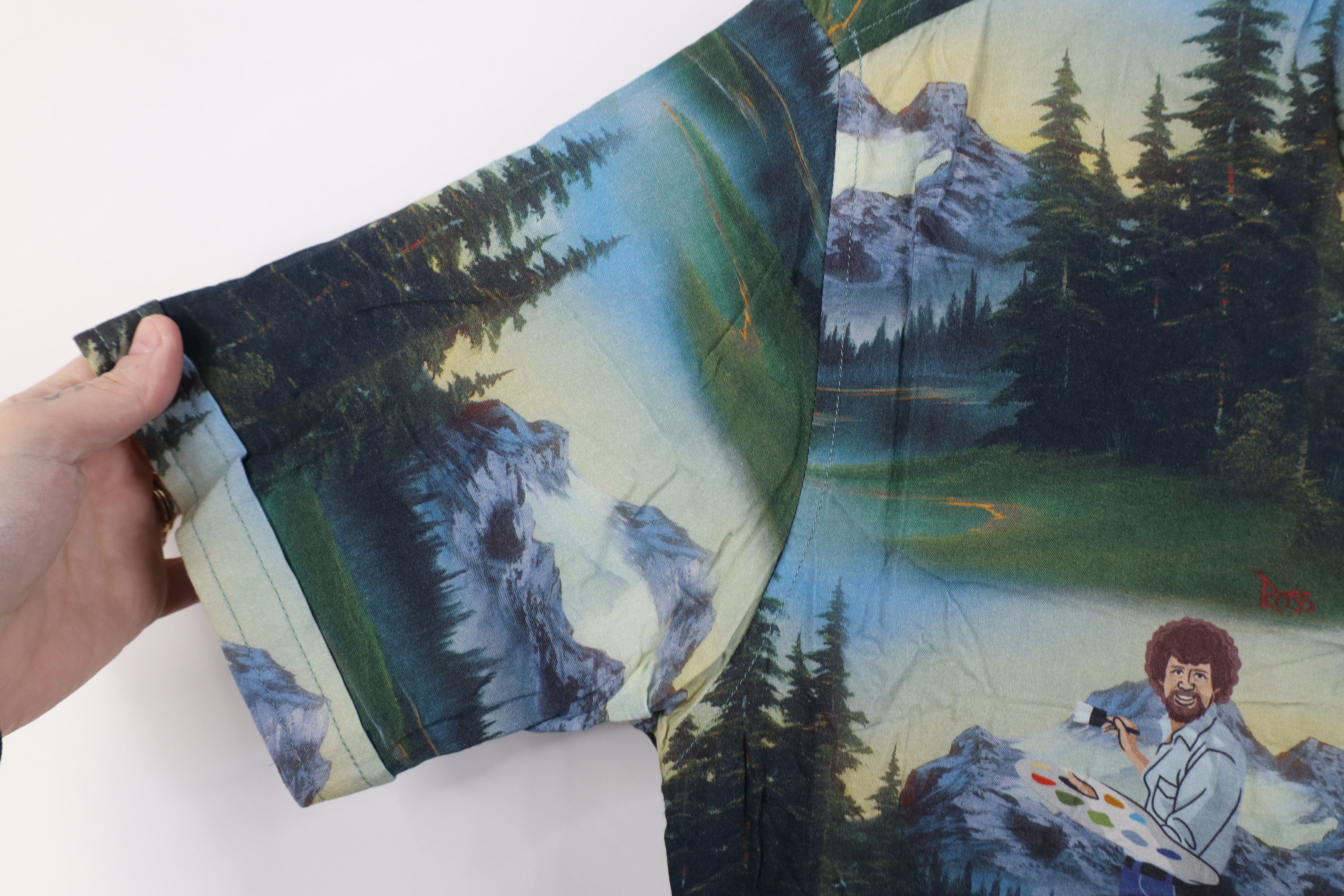 Vintage The Roosevelts RSVLTS x Bob Ross Happy Trees Button Shirt Size US XS / EU 42 / 0 - 11 Thumbnail