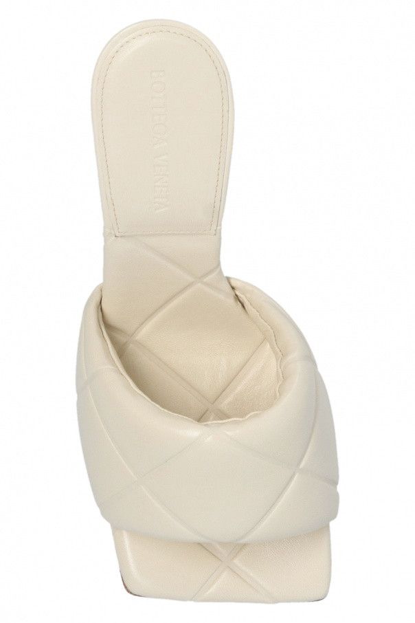 Bottega Veneta o1n1vont1124 Rubber Lido Mules in Off White Size US 11 / IT 41 - 5 Thumbnail